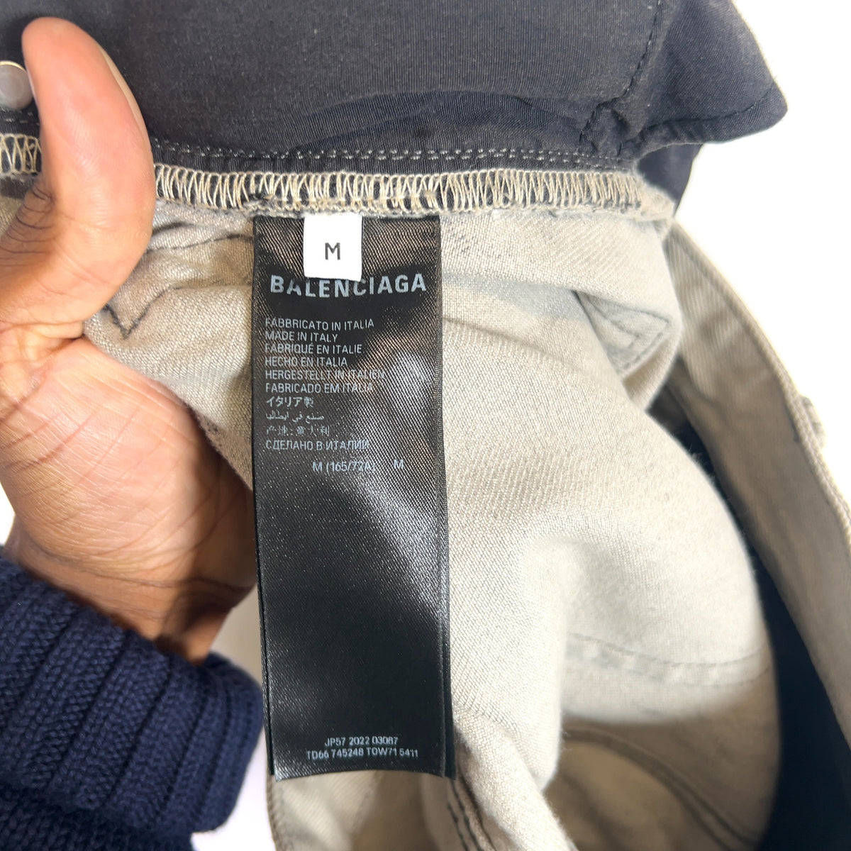 Balenciaga SS23 Super Destroyed Baggy Denim Jeans