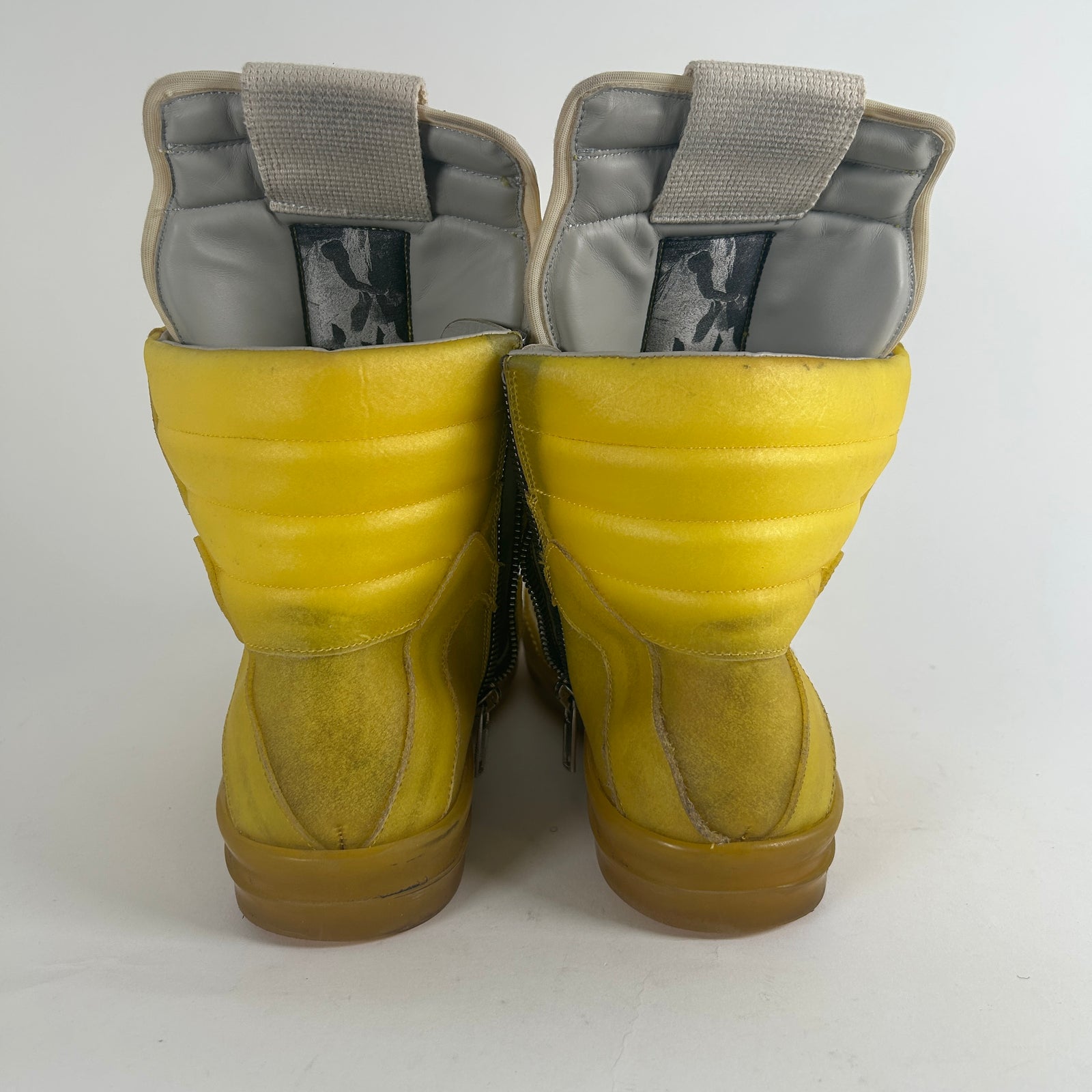 Rick Owens EDFU Lemon Geobaskets Size 45
