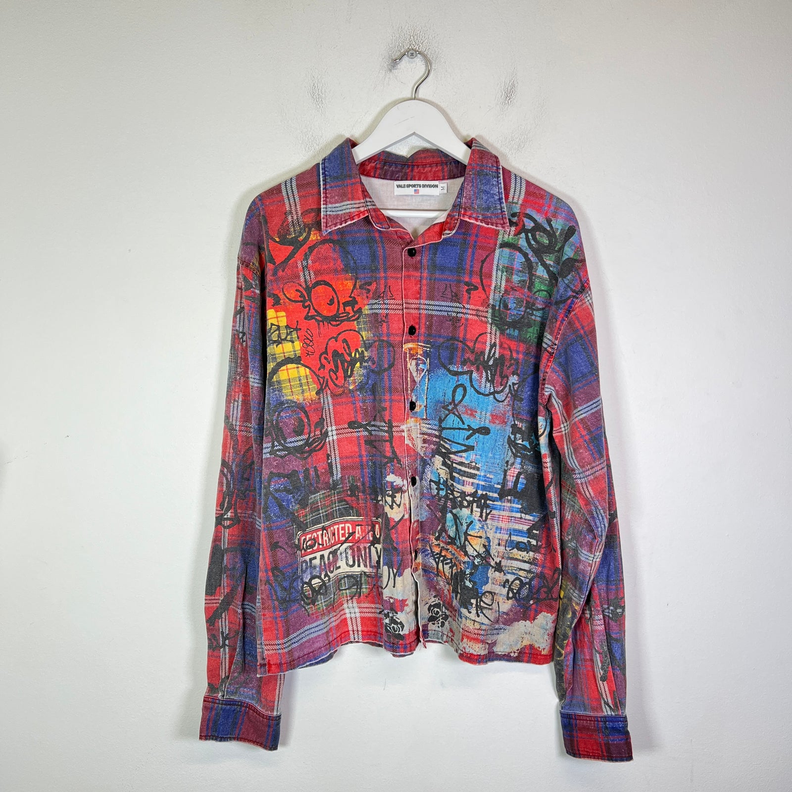 Vale Forever Graffiti Flannel Shirt