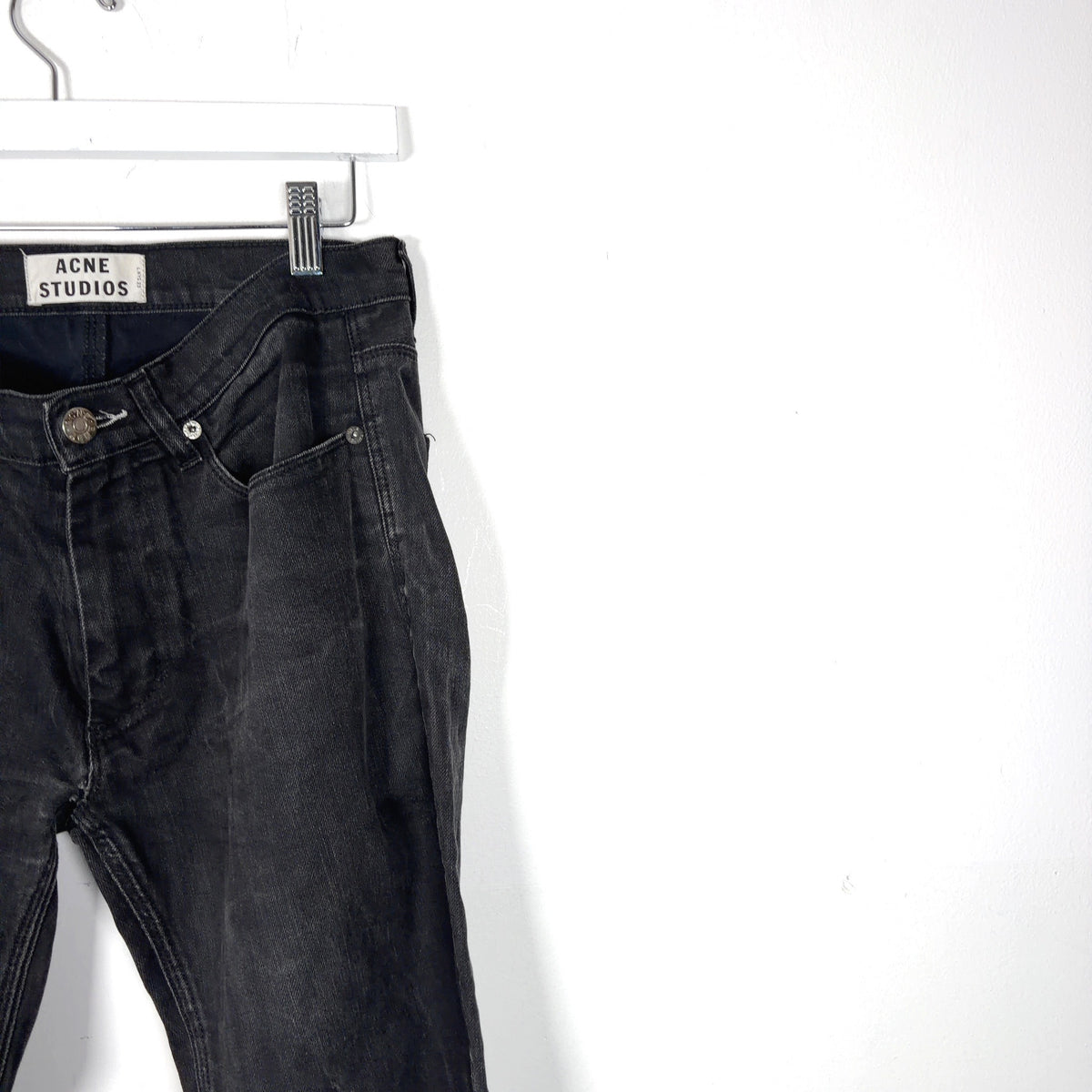Acne Studios Max New Cash Black Jeans