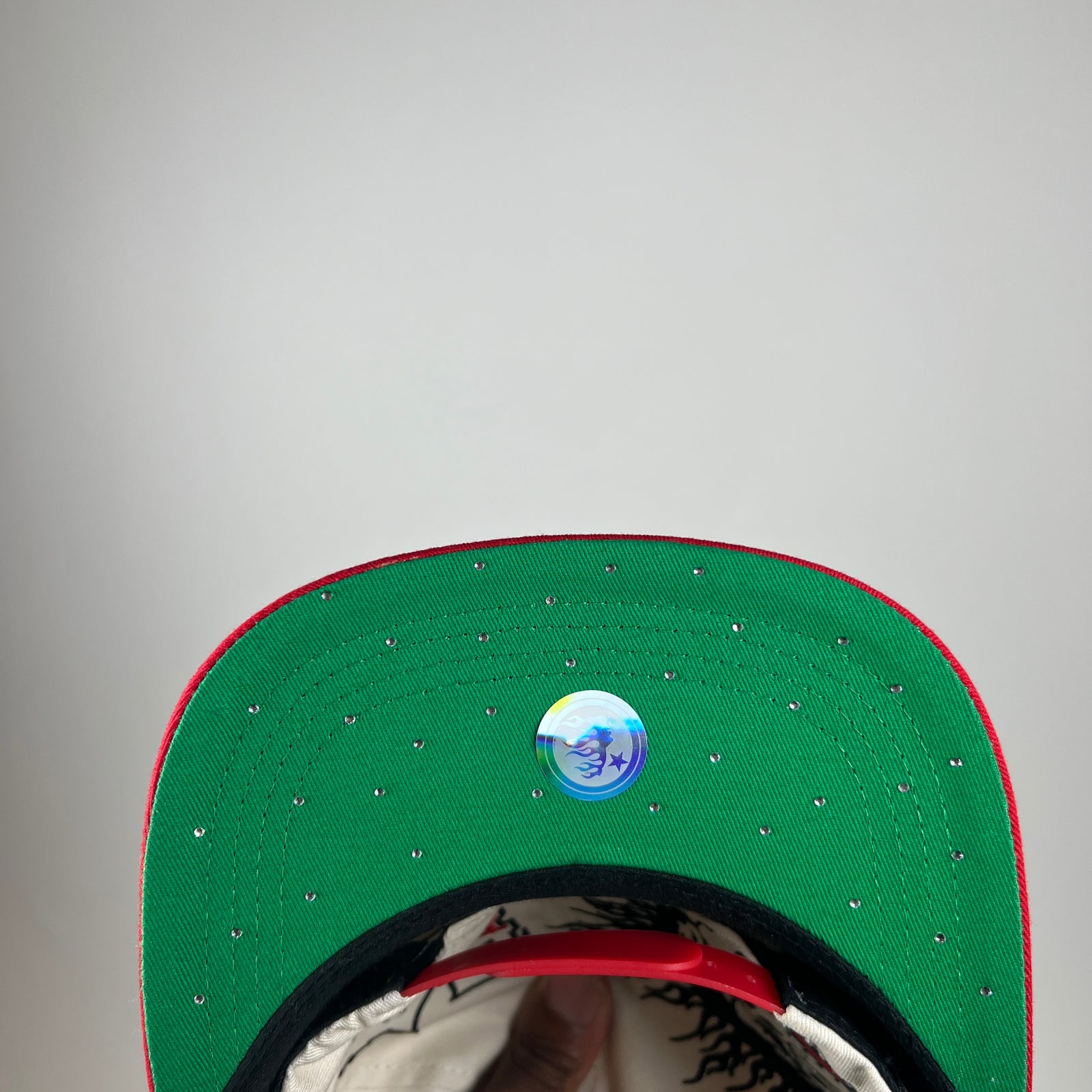 Hellstar White/Red Records Snapback