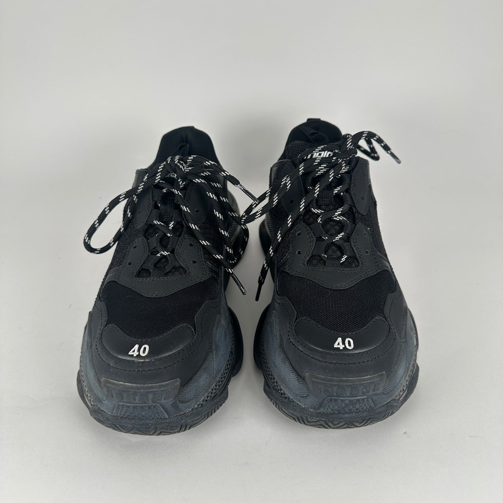 Balenciaga Triple Black Triple S Sneaker Size 7