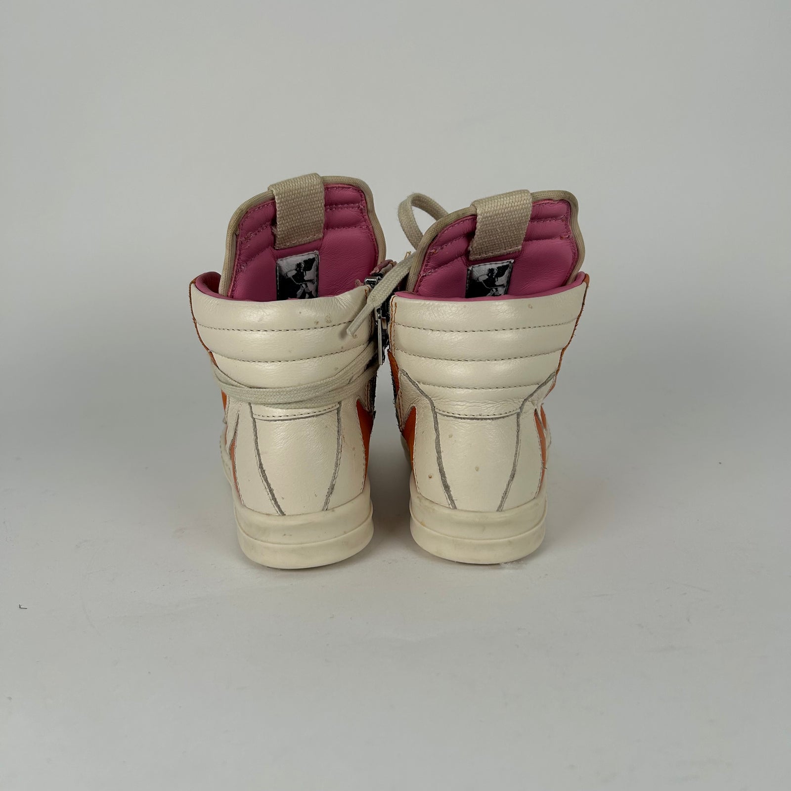 Rick Owens Baby Geobasket Orange Size 22