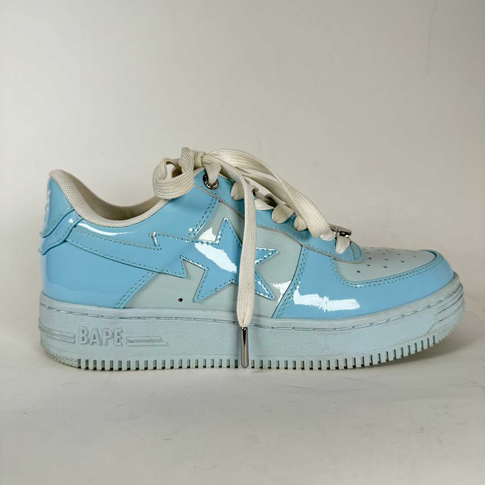 Bape Baby Blue Bapesta Size 6