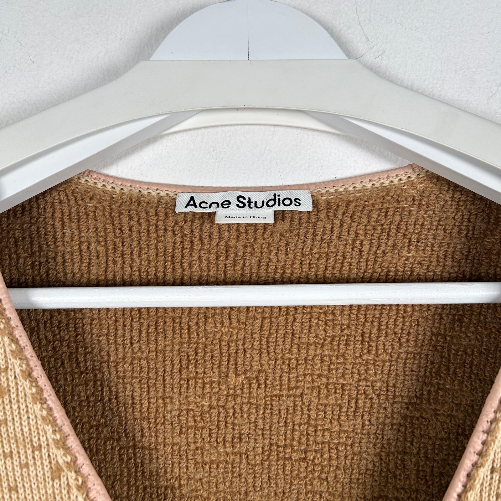 Acne Studios Carmel Zip Up Cardigan Size M