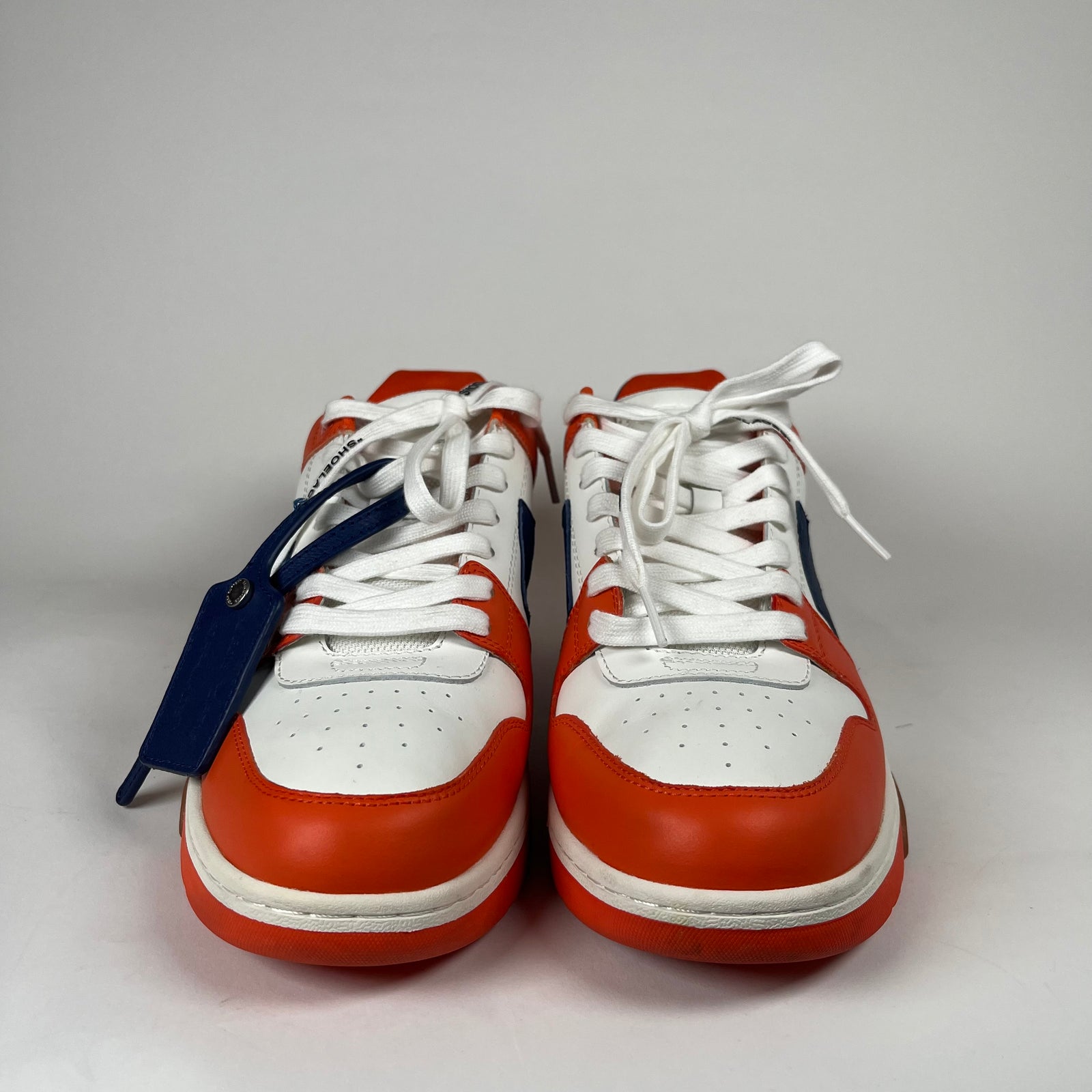 Off-White Orange/Blue Out of Office Sneakers Size 44