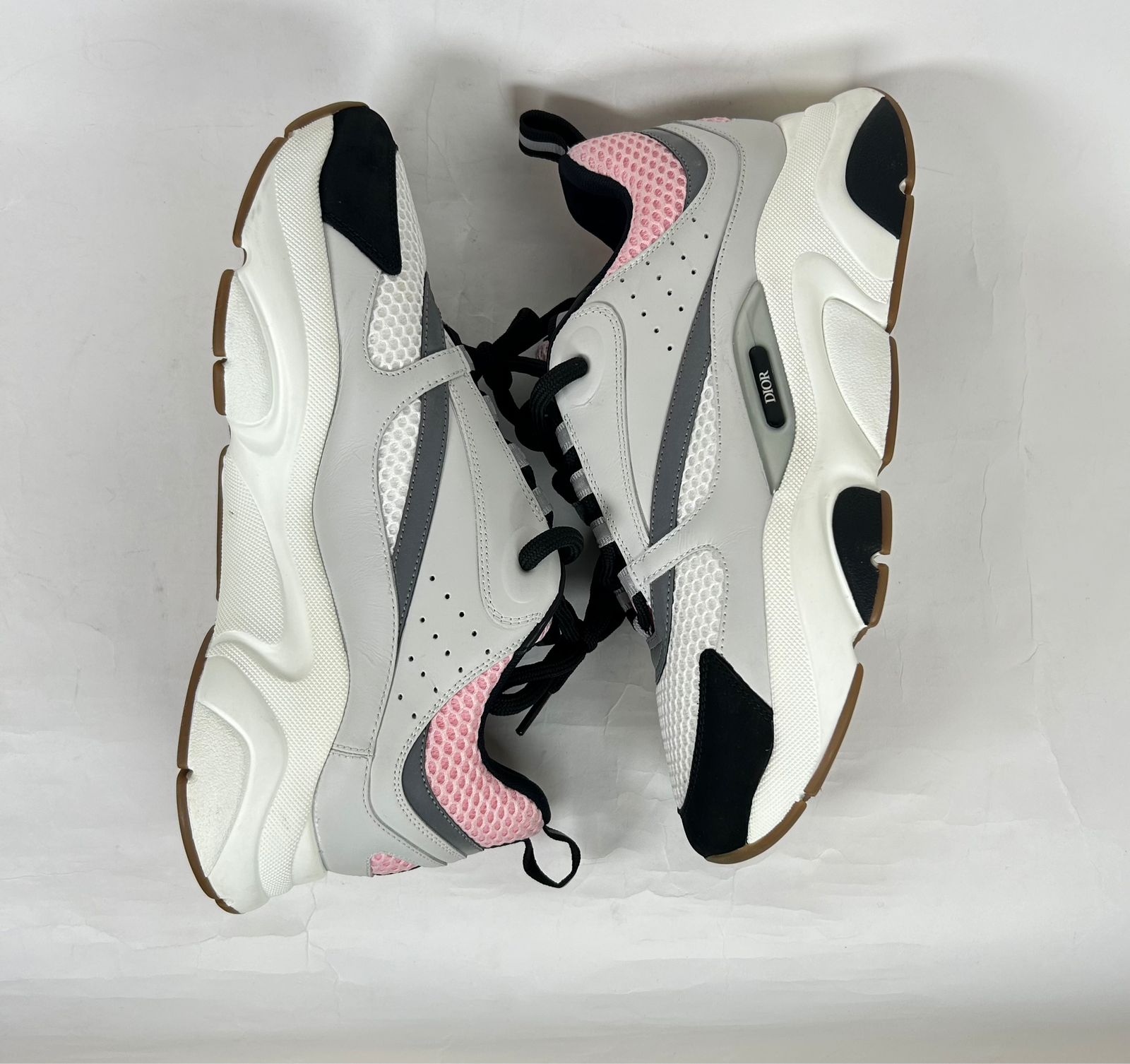 Dior B22 Pink/Brushed Black Sneaker Size 42