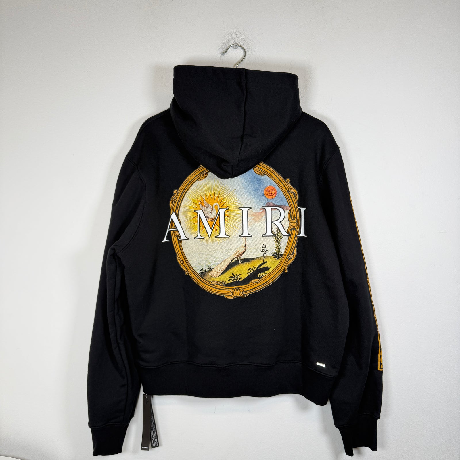 Amiri Black Landscape Frame Hoodie Size L