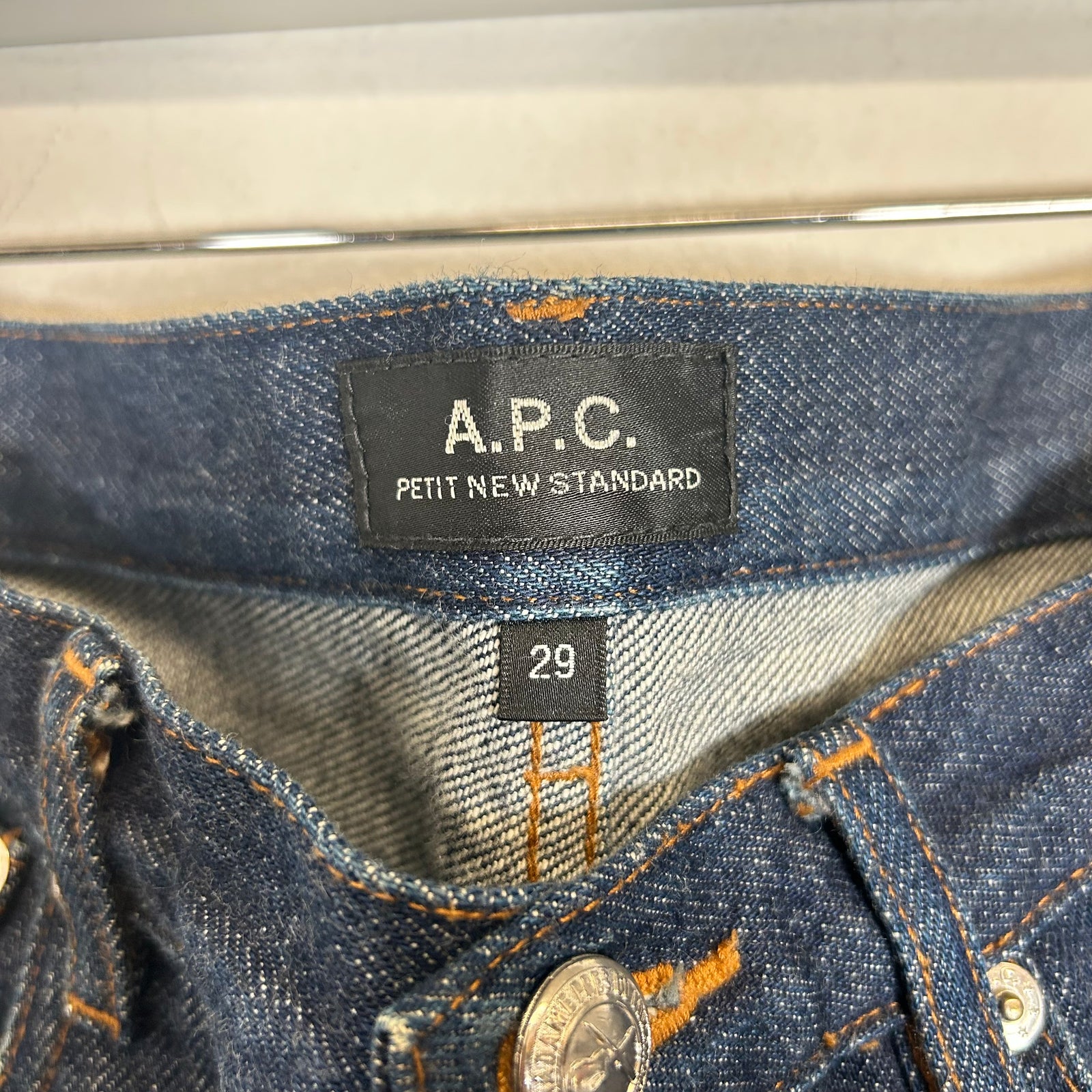 APC Blue Japanese Denim Jeans Size 29