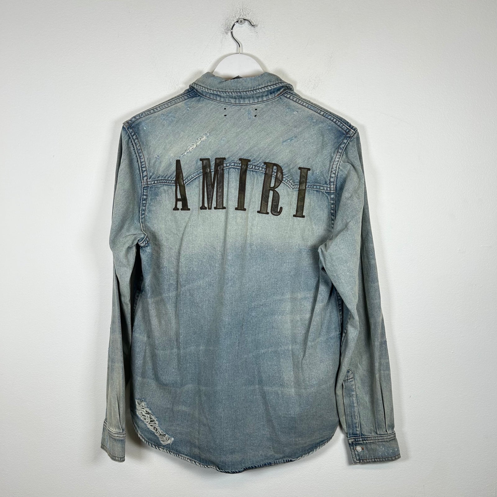 Amiri Denim Button-Up Shirt Size S