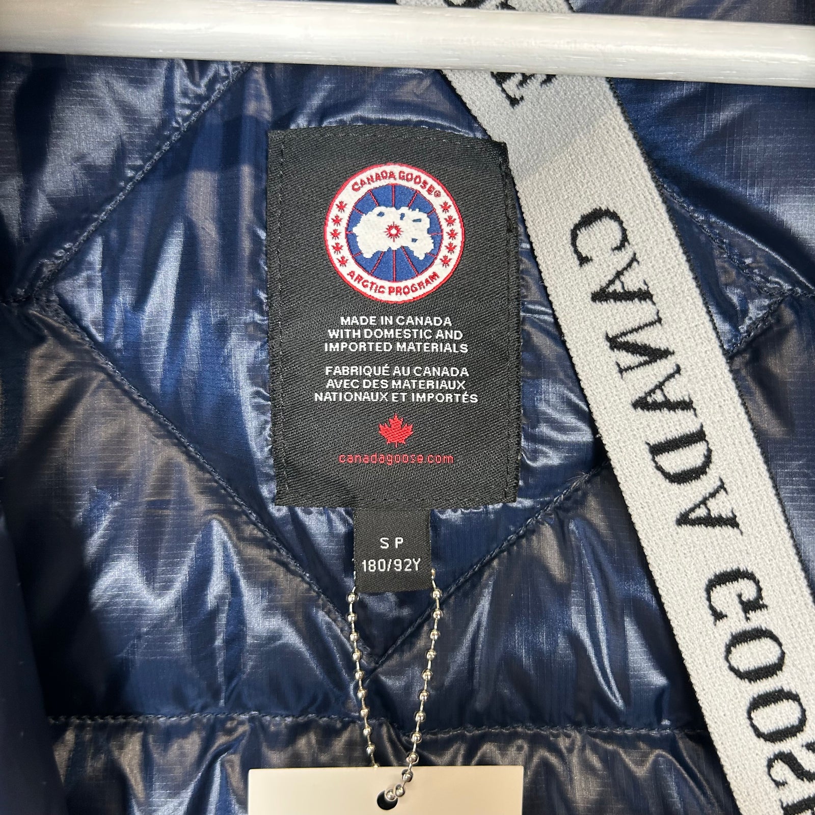 Canada Goose Navy Crofton Puffer Jacket Size S