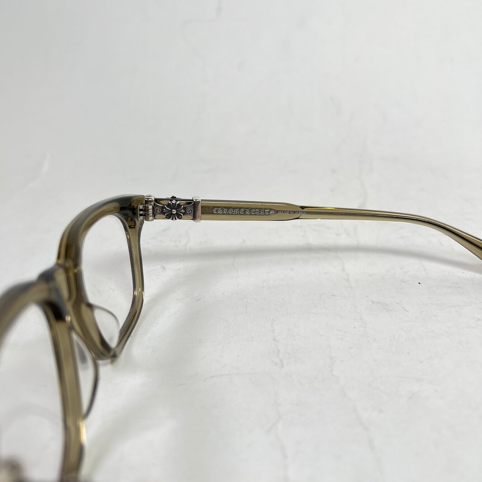 Chrome Hearts Army Green 'Cox Ucker' Glasses