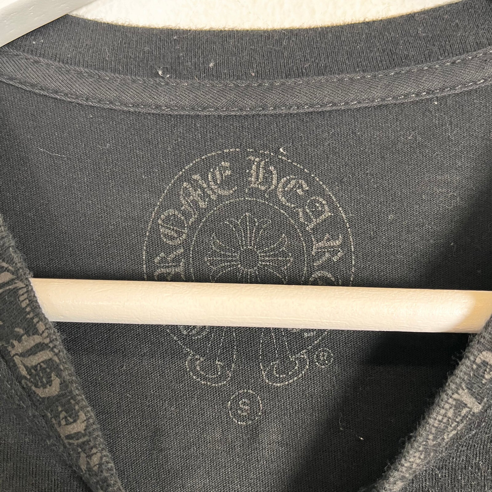 Chrome Hearts Black Gradient LS Tee Size S