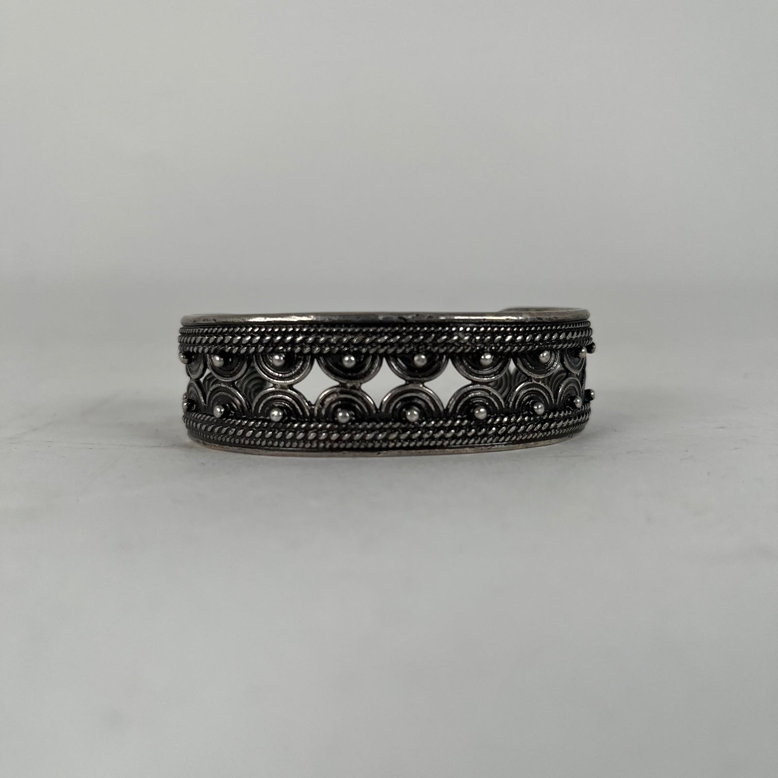 Saint Laurent Silver Cuff Bracelet