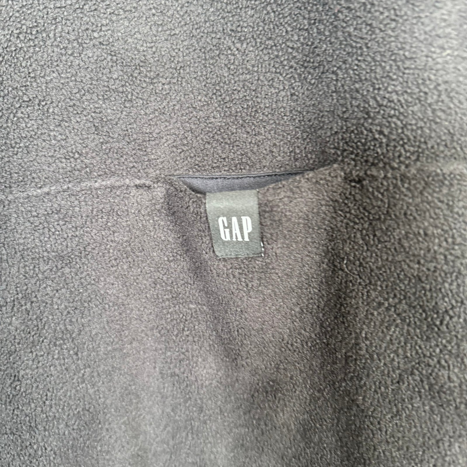 YZY x Gap Black Polar Fleece Padded Hoodie Size S