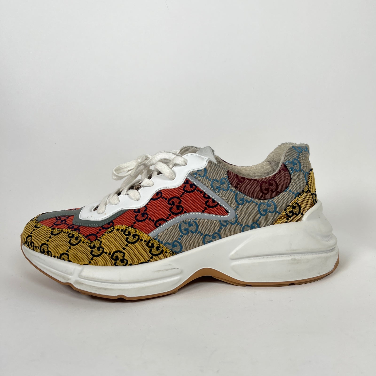Gucci Multicolor GG Rhyton Sneaker Size GG 11