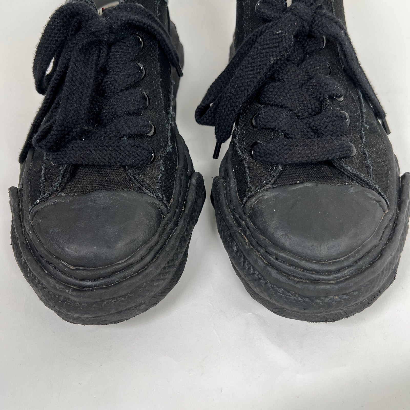 MMY Black Canvas Peterson Sneaker Size 40