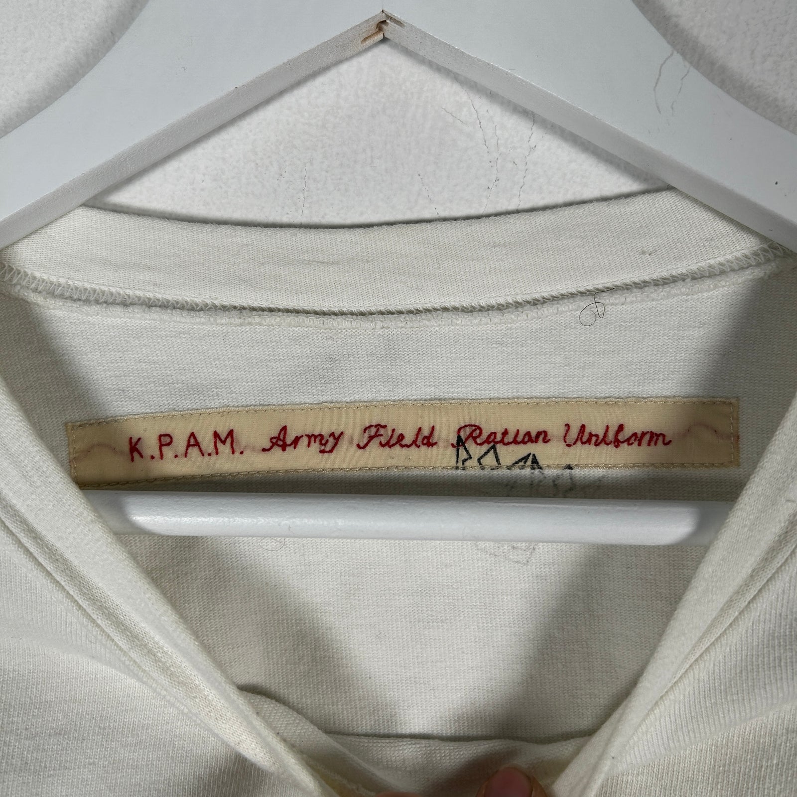 Kapital White Army Pocket T-Shirt Size 3