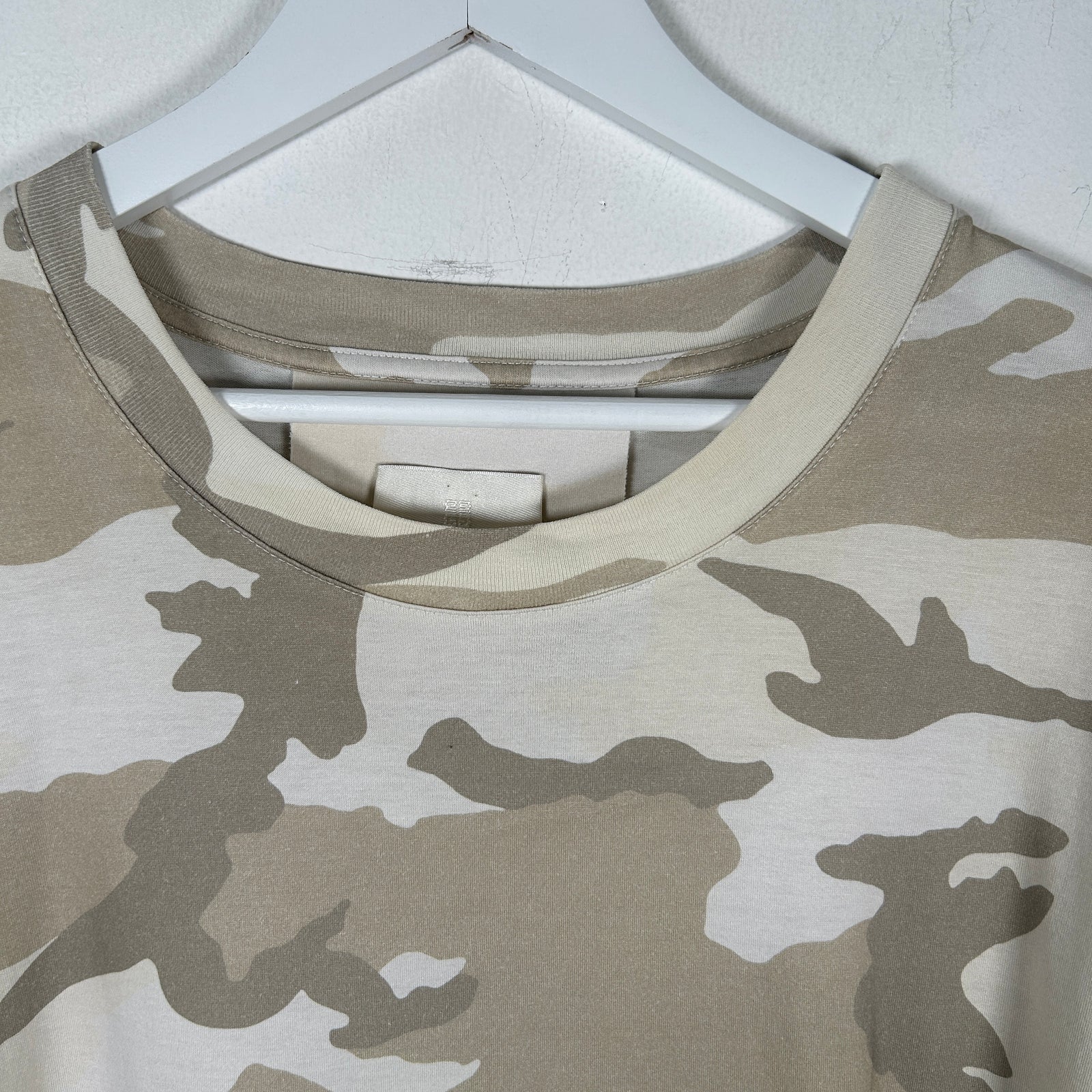 Givenchy Desert Camo Logo T-Shirt Size XL
