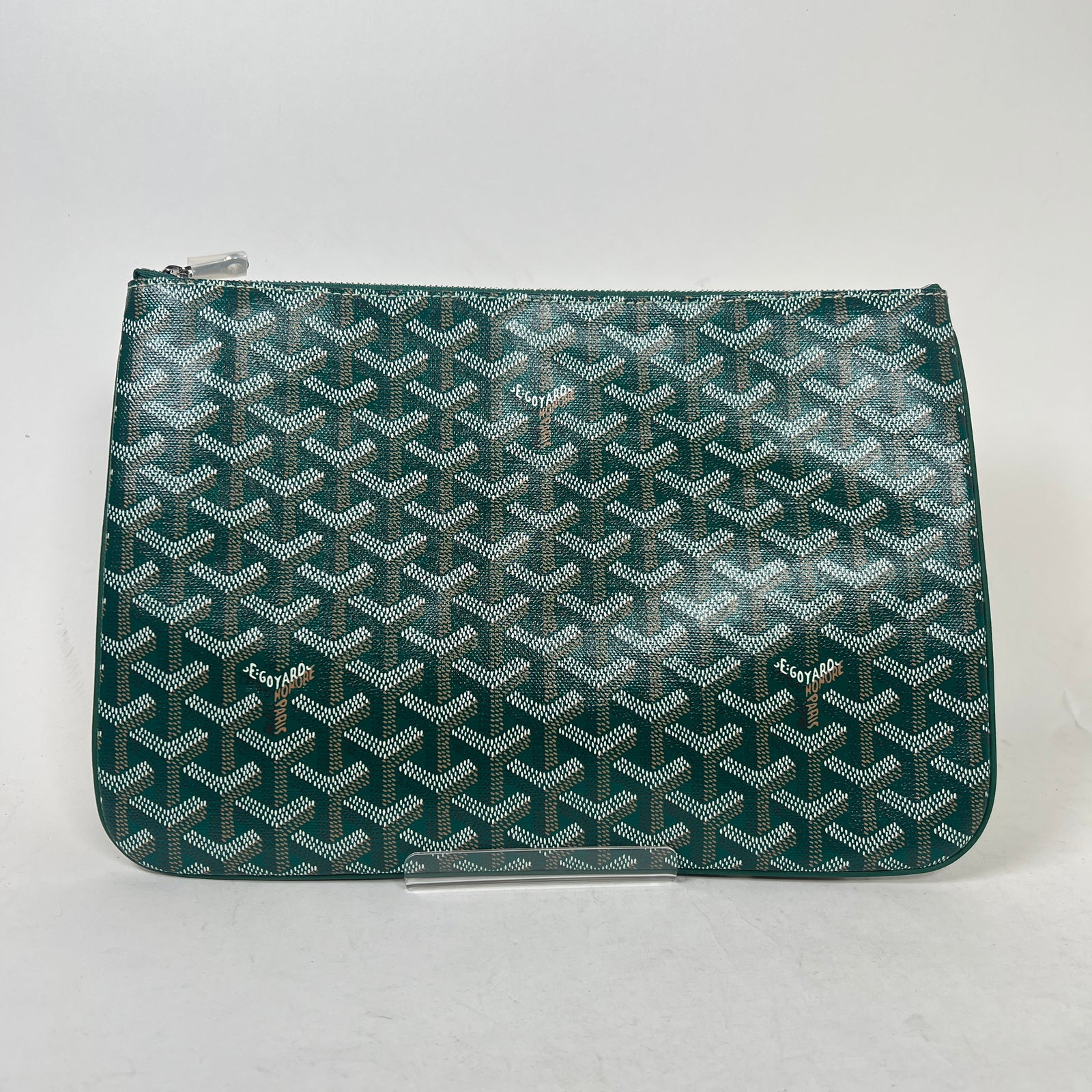 Goyard Green Senat Pochette MM Clutch