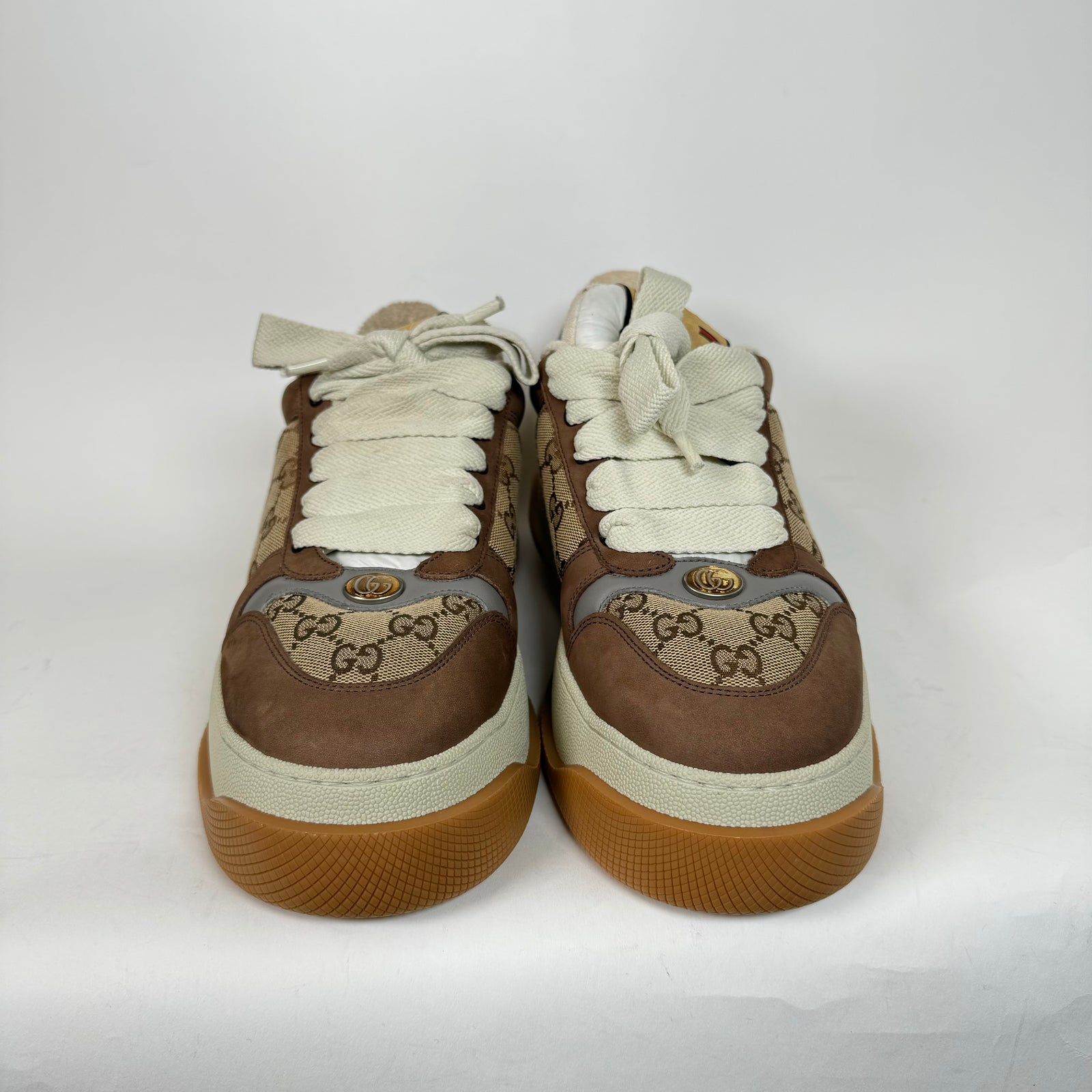 Gucci Double Screener Brown Size 8
