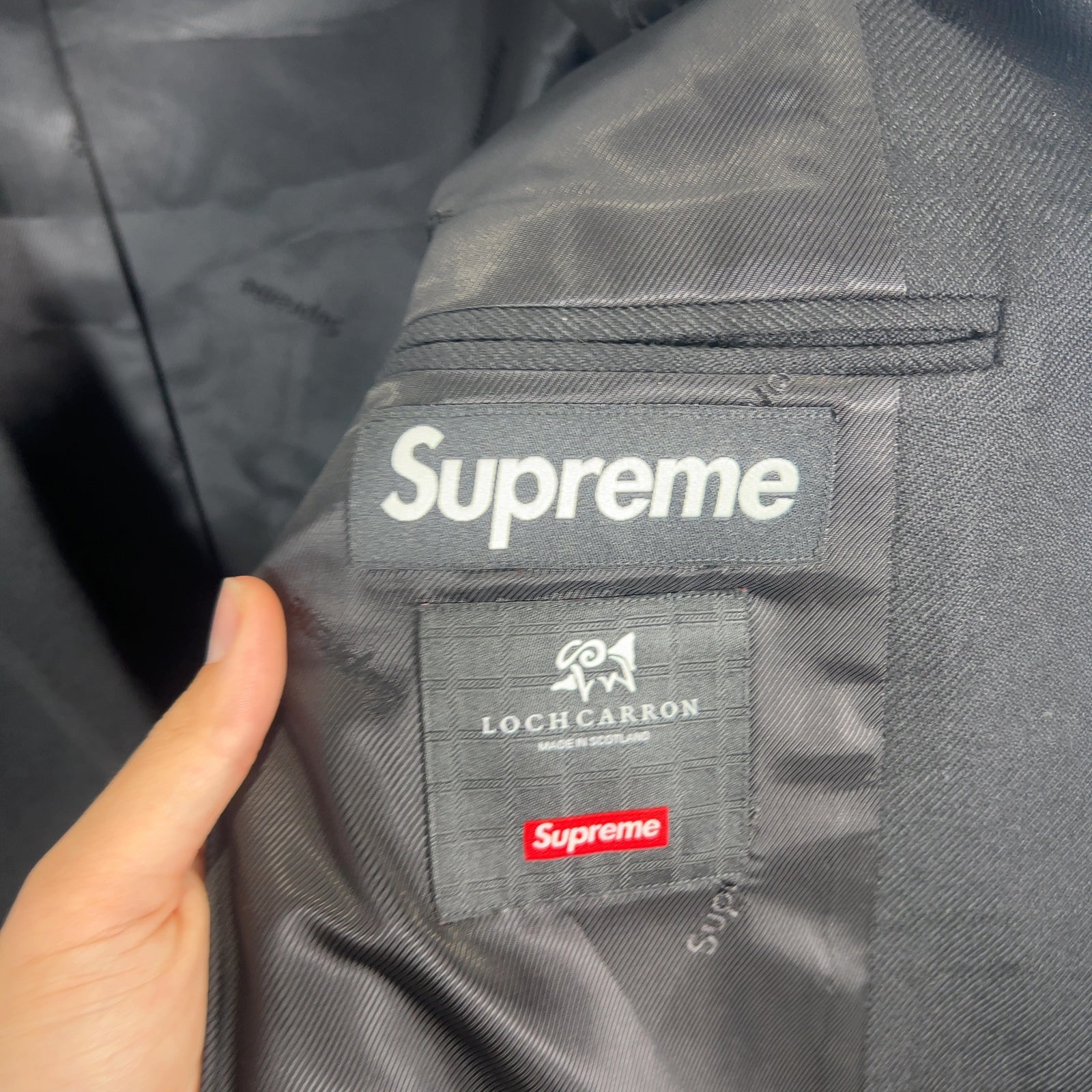 Supreme x Lochcarron Plaid Blazer Jacket