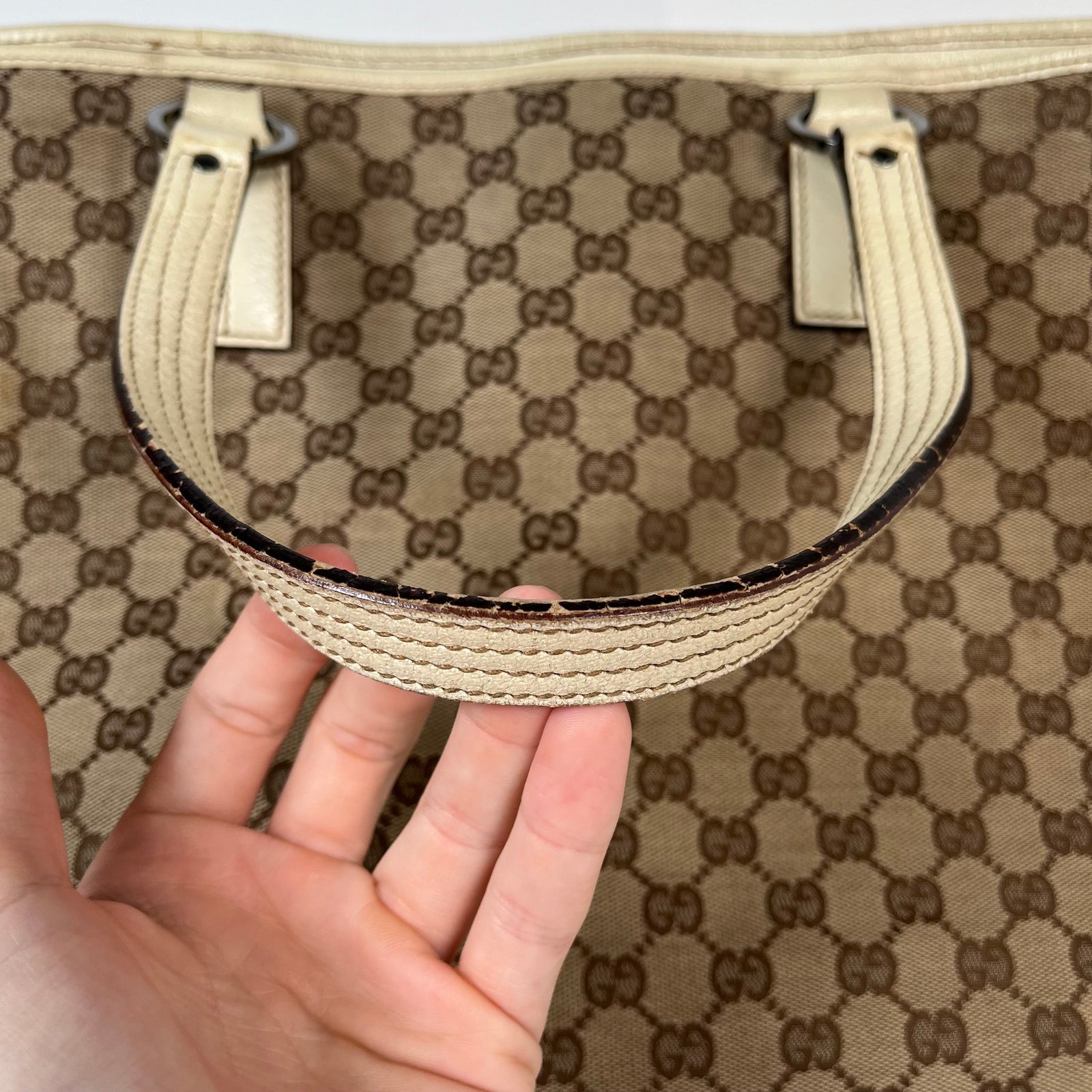 Gucci Light GG Monogram Canvas Tote