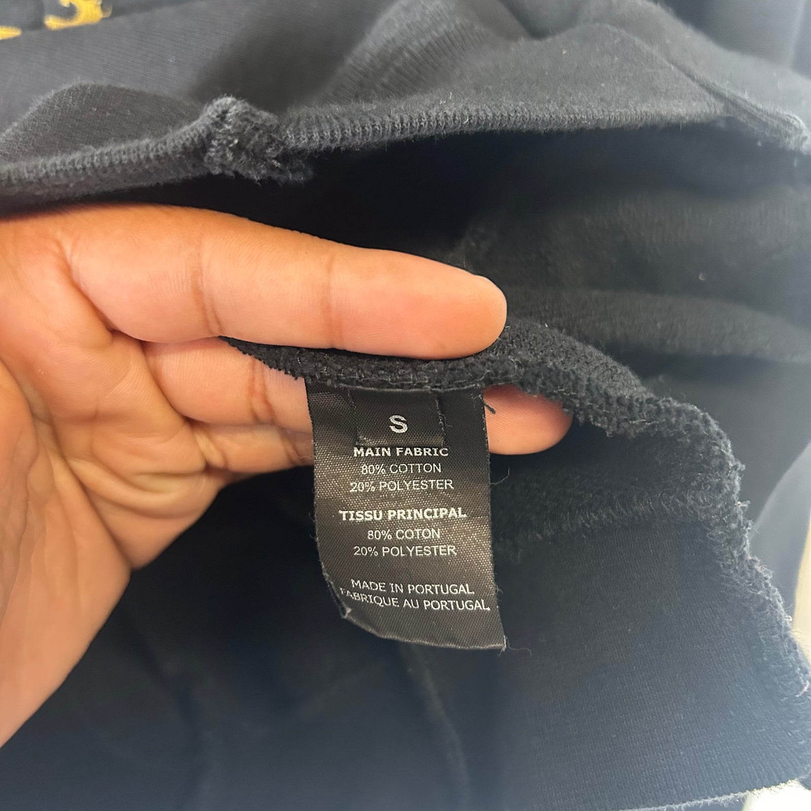 Vetements Black Antwerpen Deconstructed Hoodie Size S