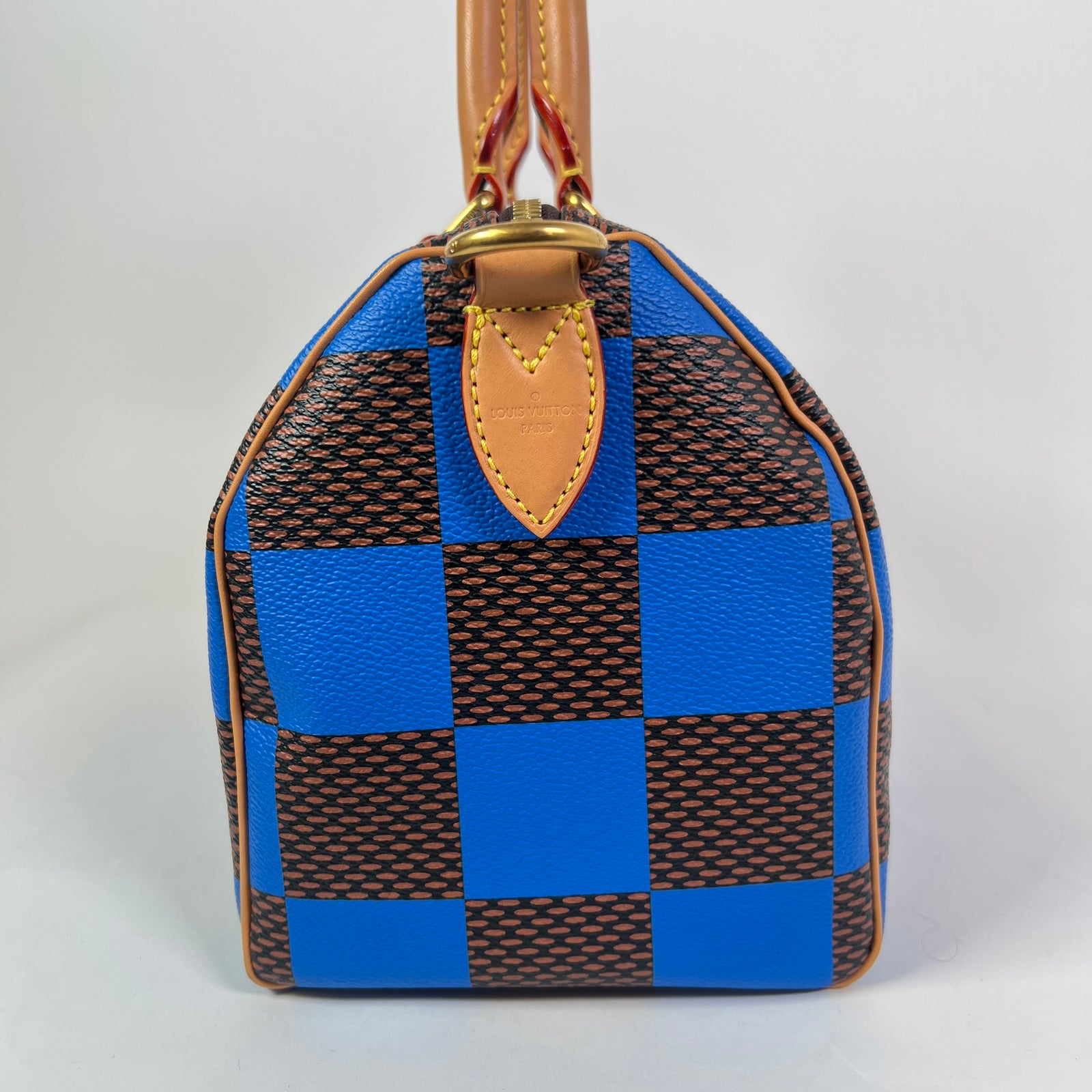 Louis Vuitton Blue Damier Pop Speedy Bandouliere 25
