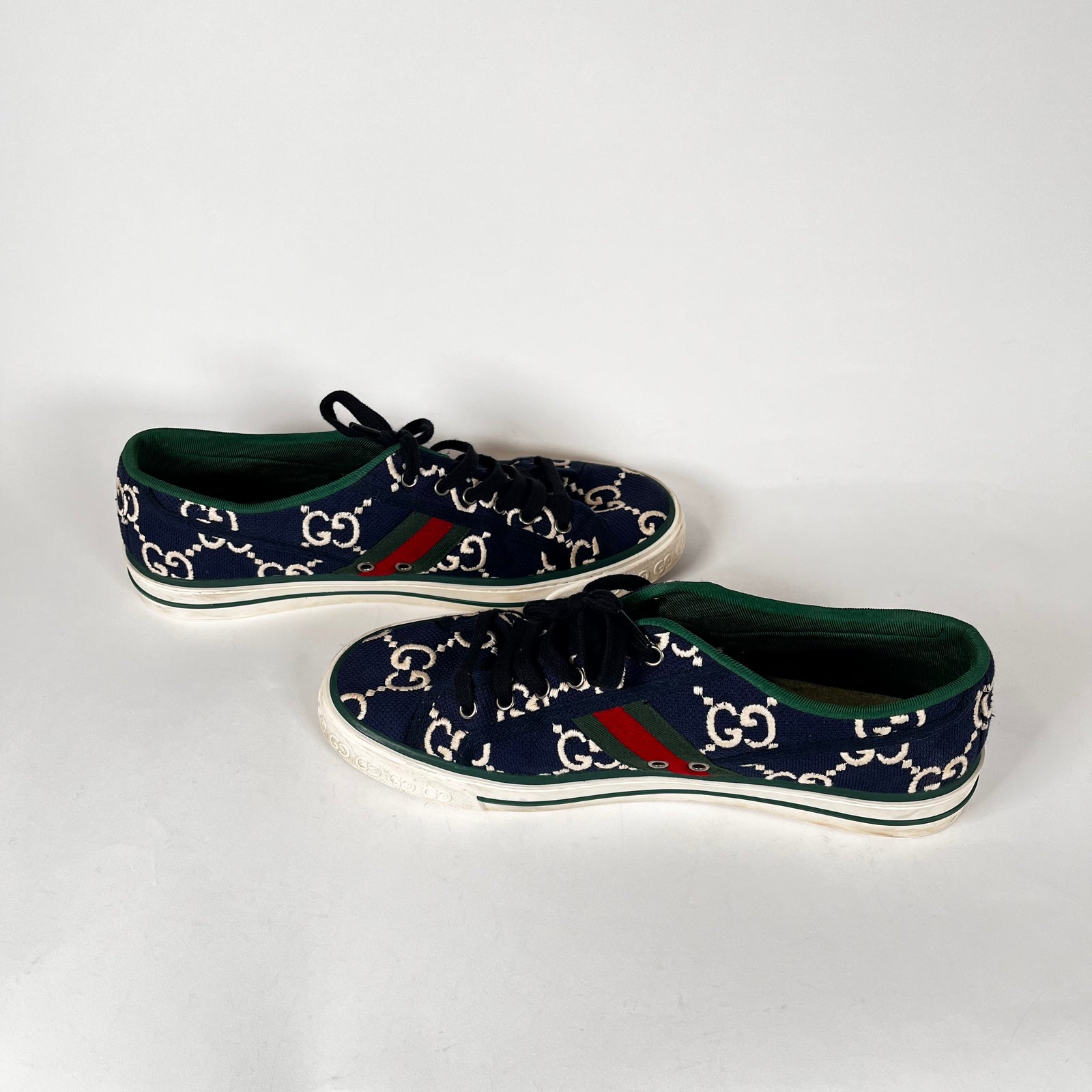 Gucci Blue GG 1977 Tennis Sneaker Size 9