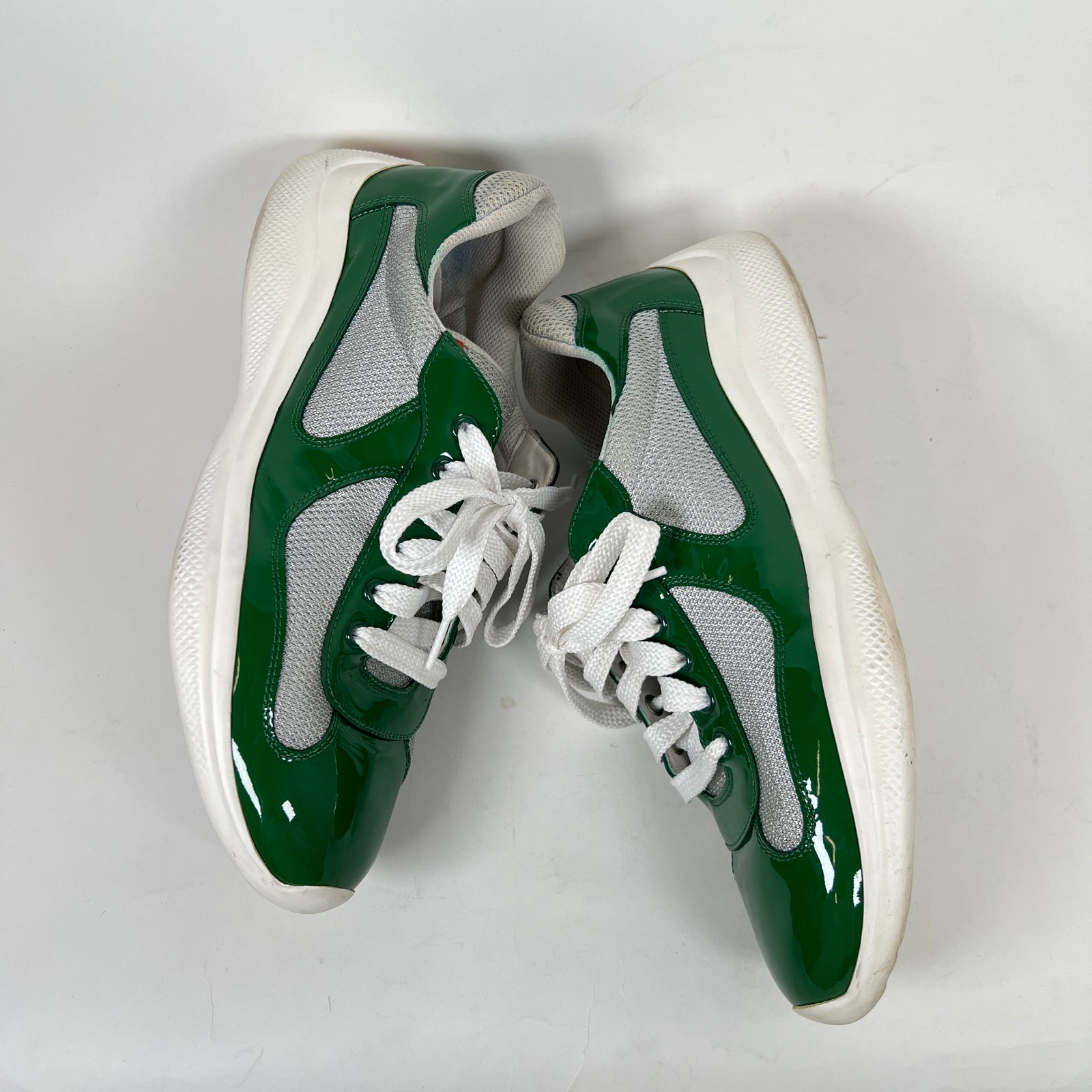 Prada Green America Cups Sneaker Size 8.5