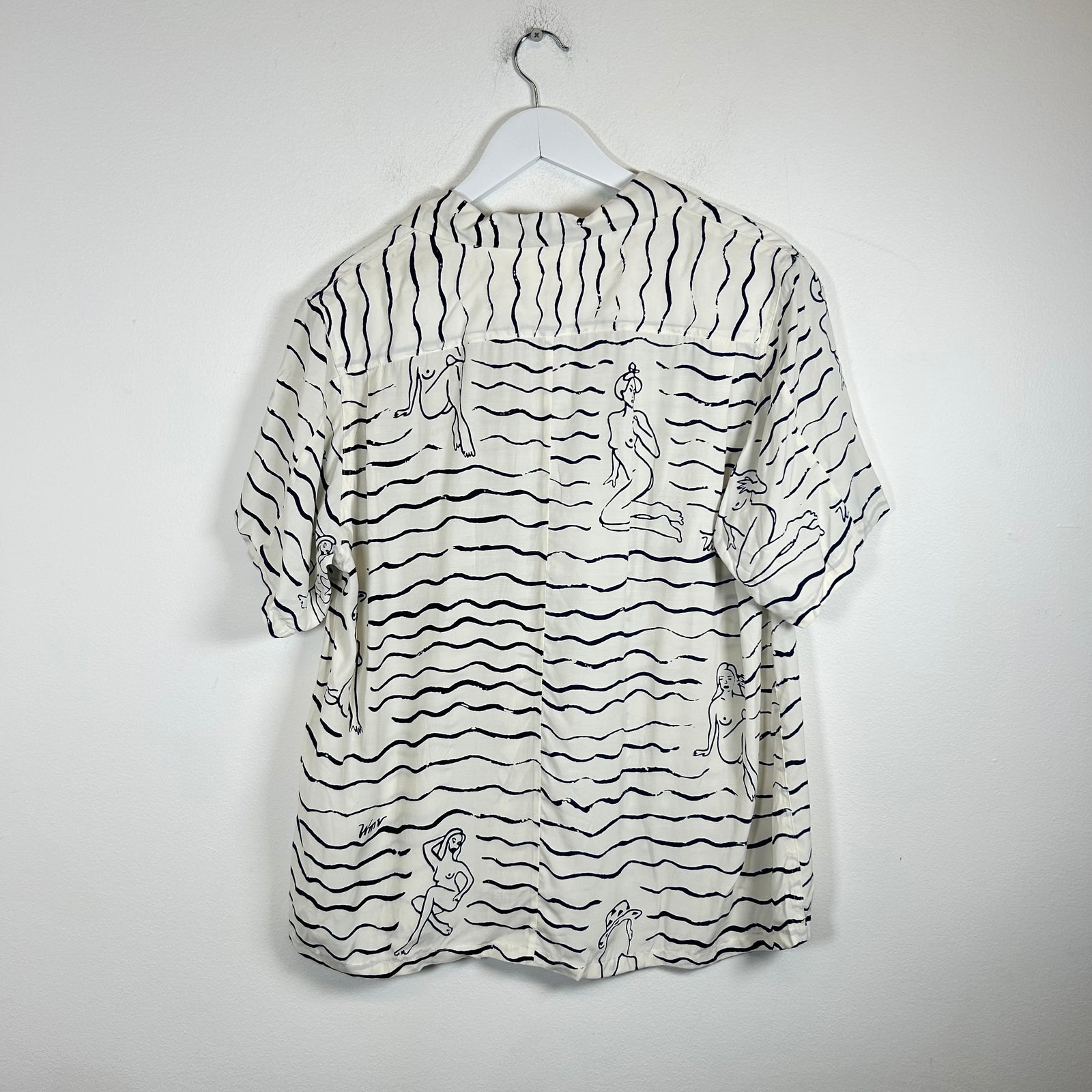 Visvim White Gauguin Rayon Shirt Size 4