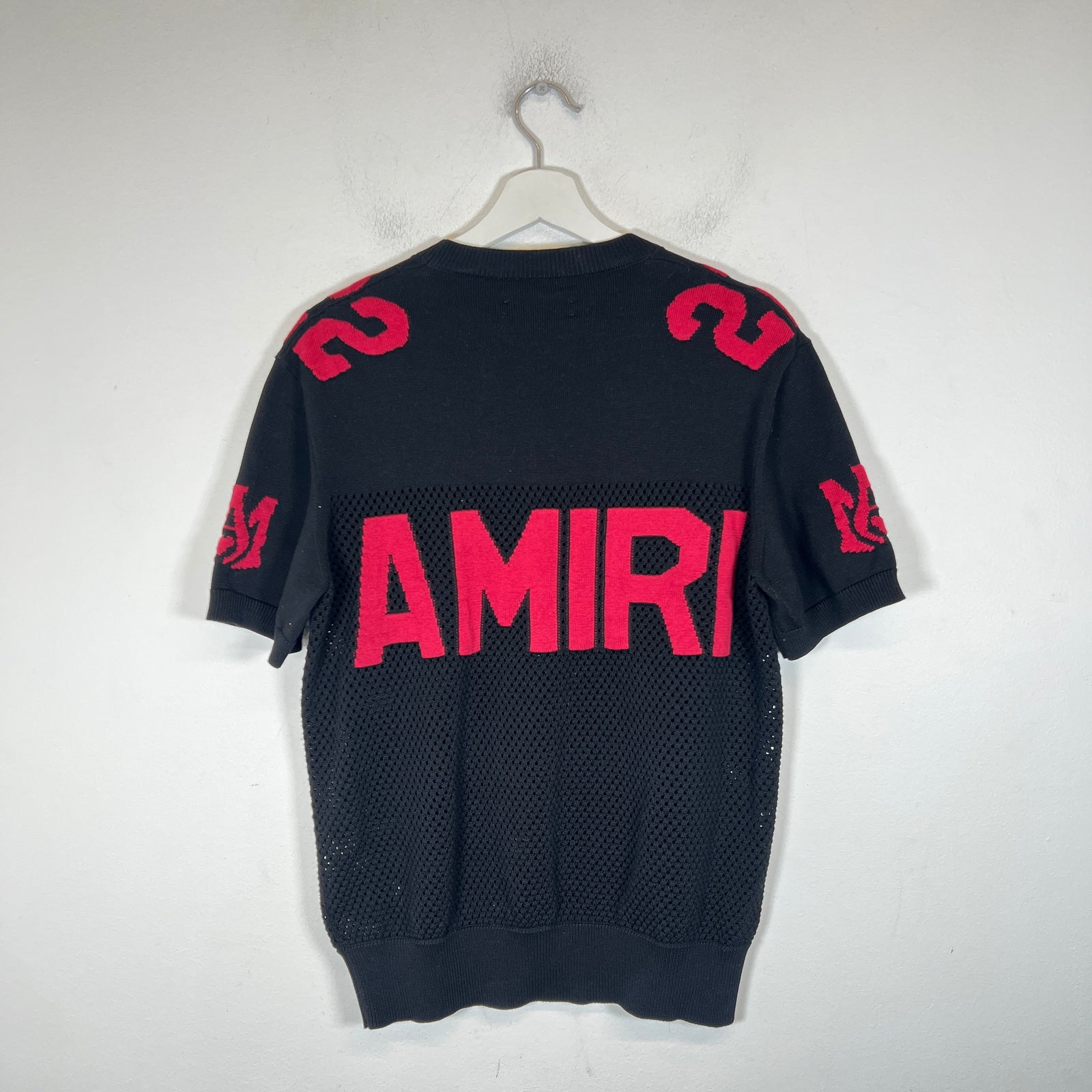 Amiri 22 Intarisia Mesh T-Shirt Size XS