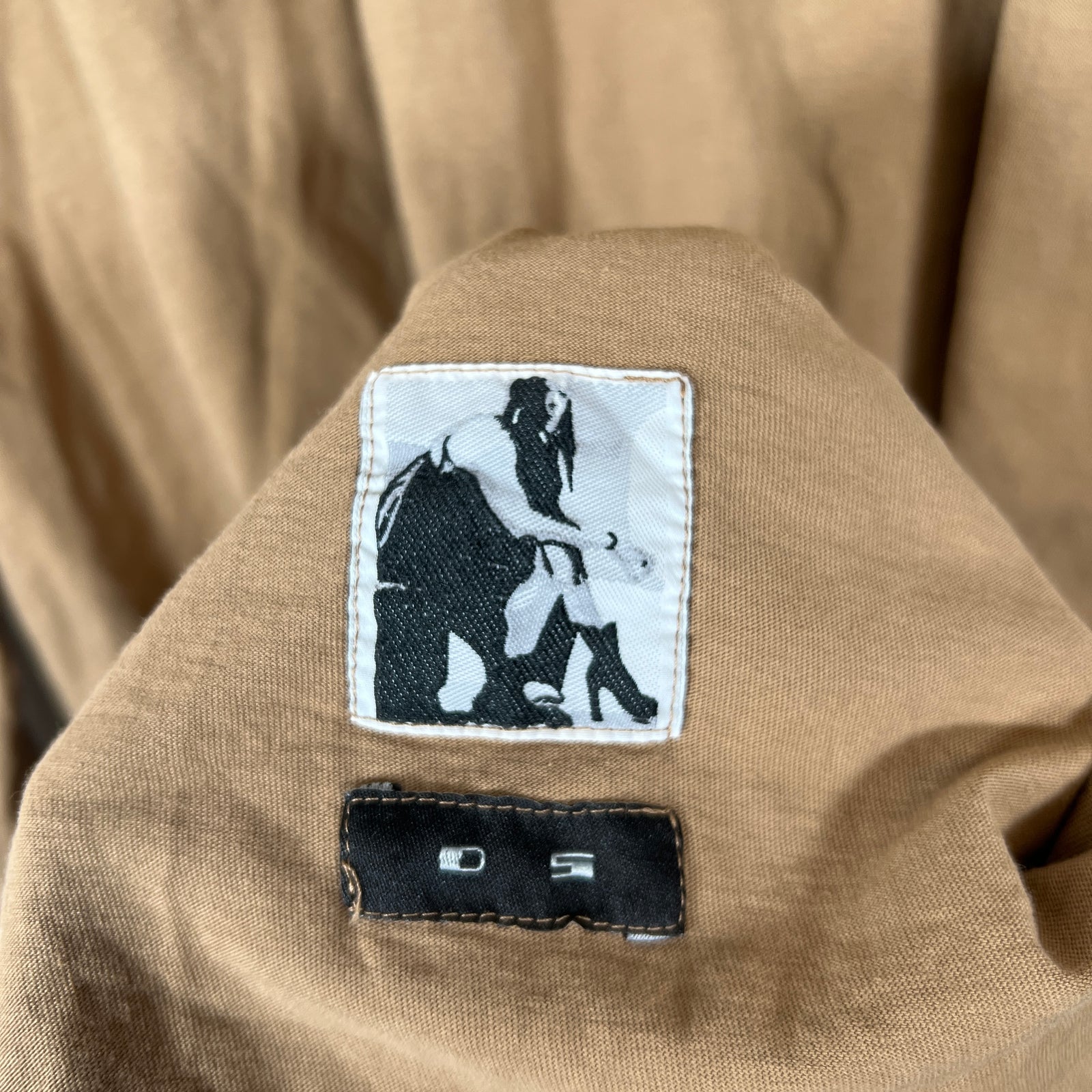 Rick Owens Drkshdw Camel Double Layer Longsleeve Size L