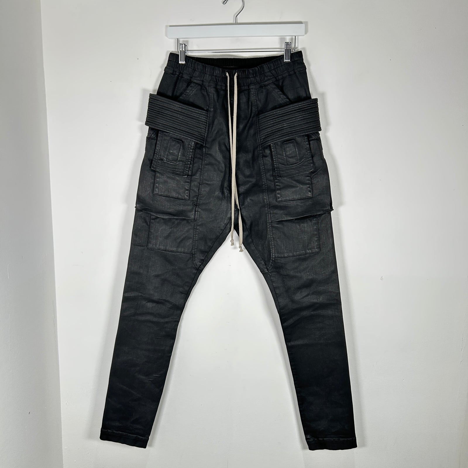 Rick Owens Waxed Creatch Cargos Size S