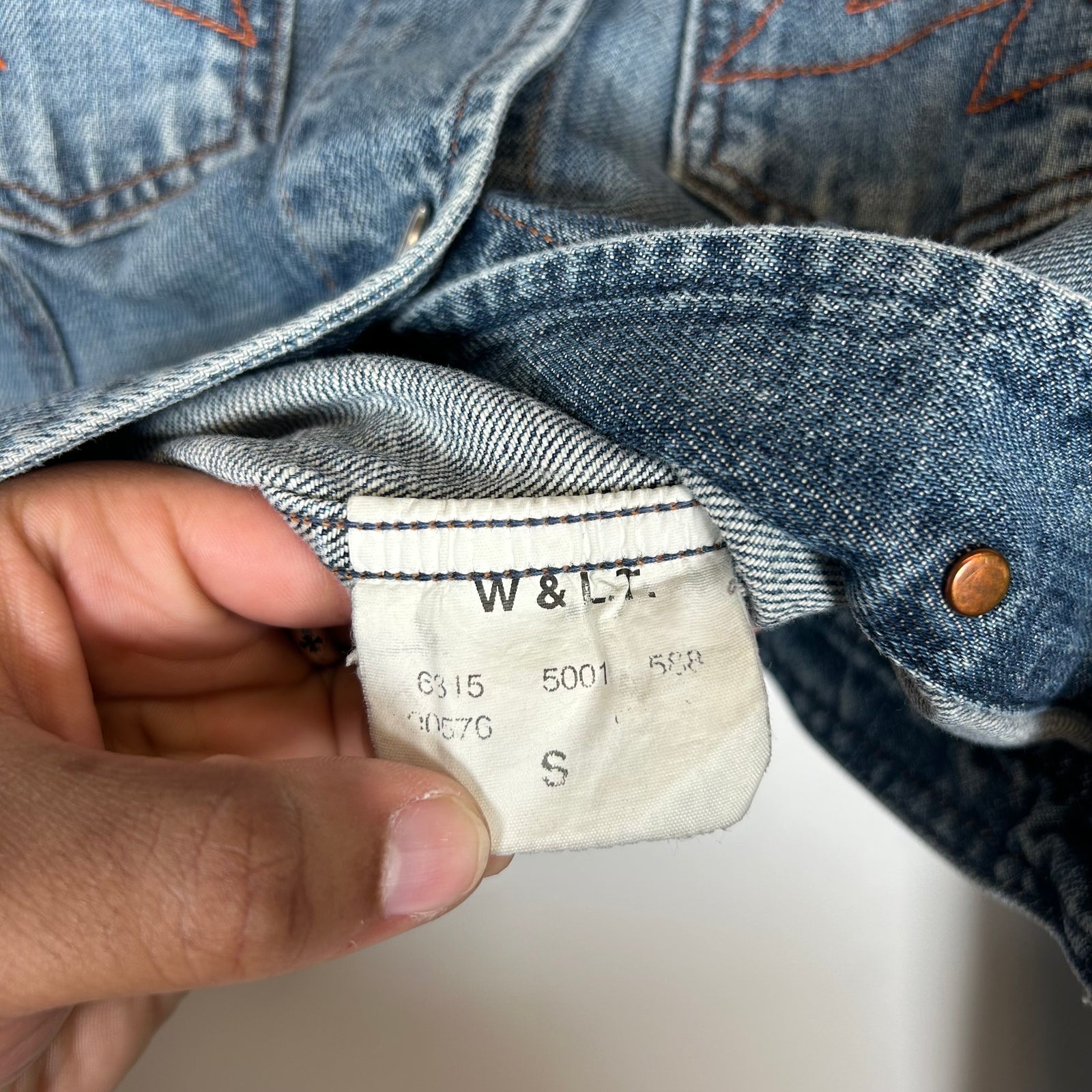 Walter Van Beirendonck Blue Denim Jacket Size S