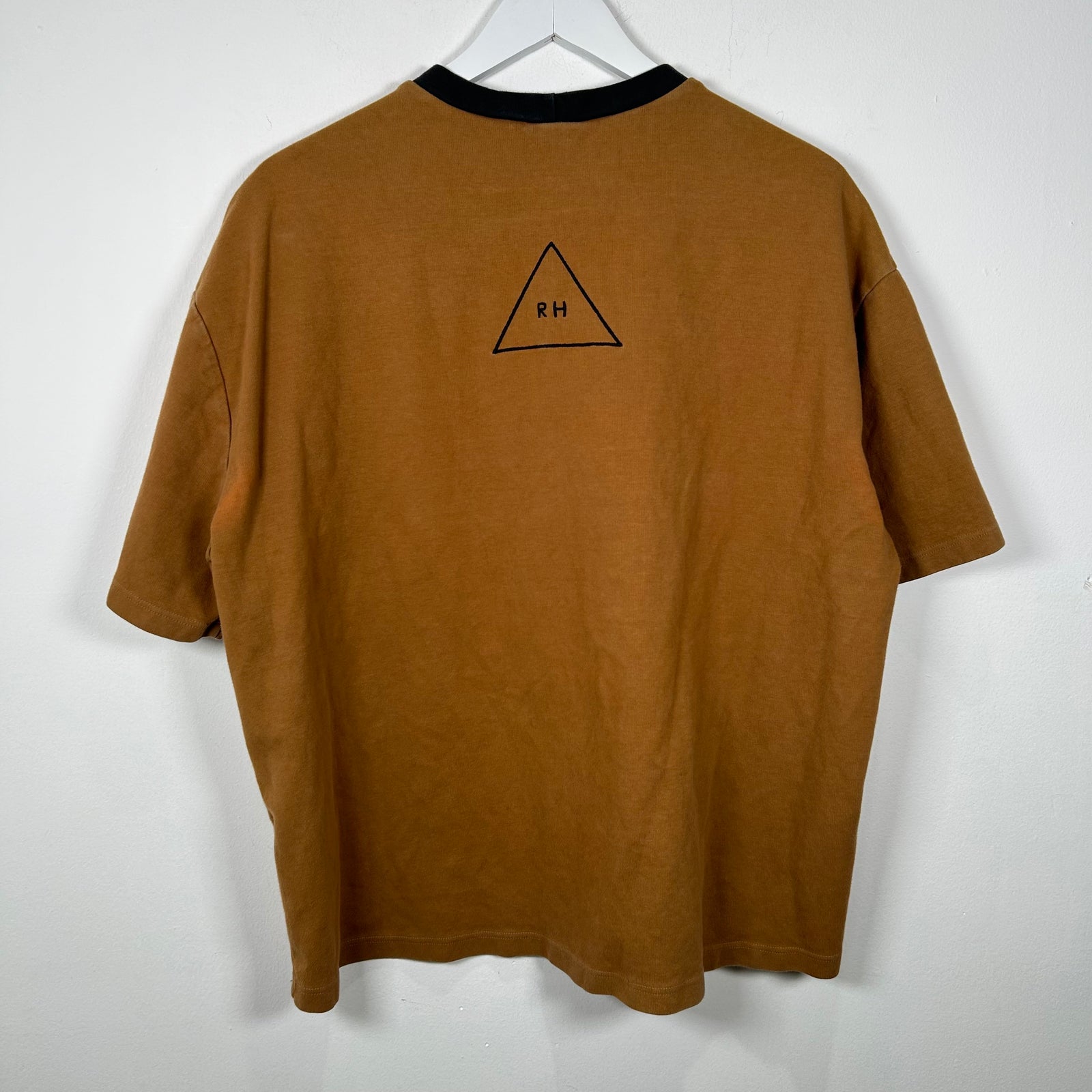 Rhude Brown Triangle Logo Pocket T-Shirt Size S