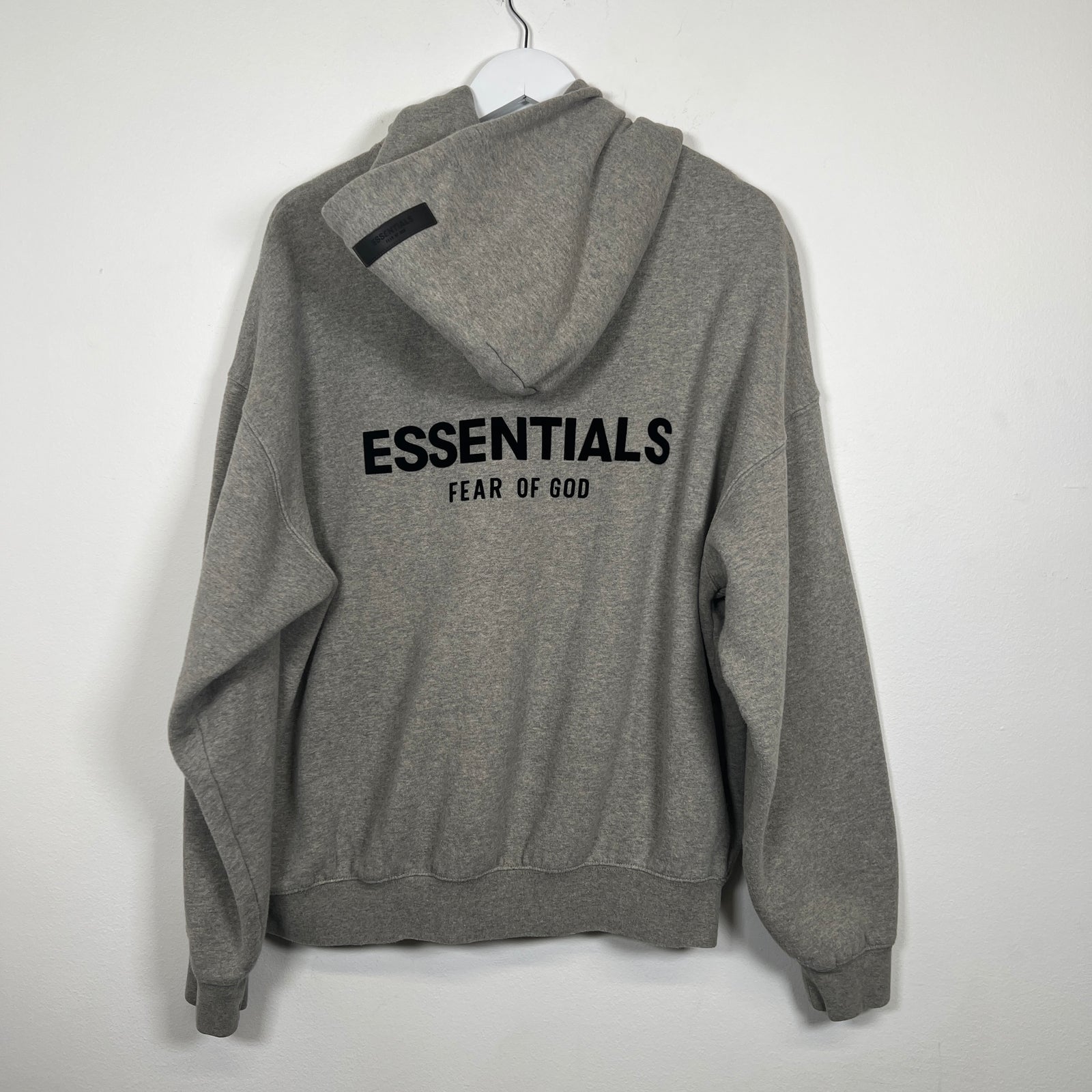 Essentials Dark Grey Hoodie Sz M