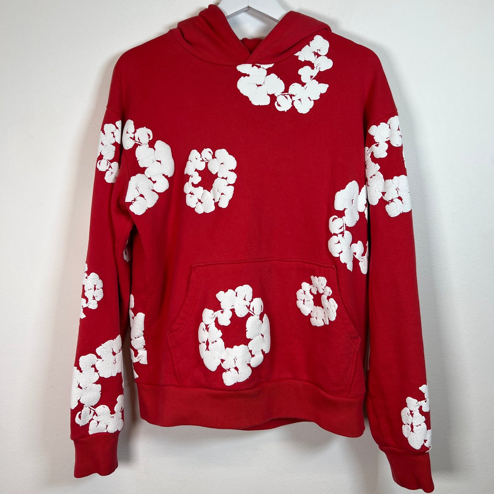 Denim Tears Red Wreath Hoodie Size M