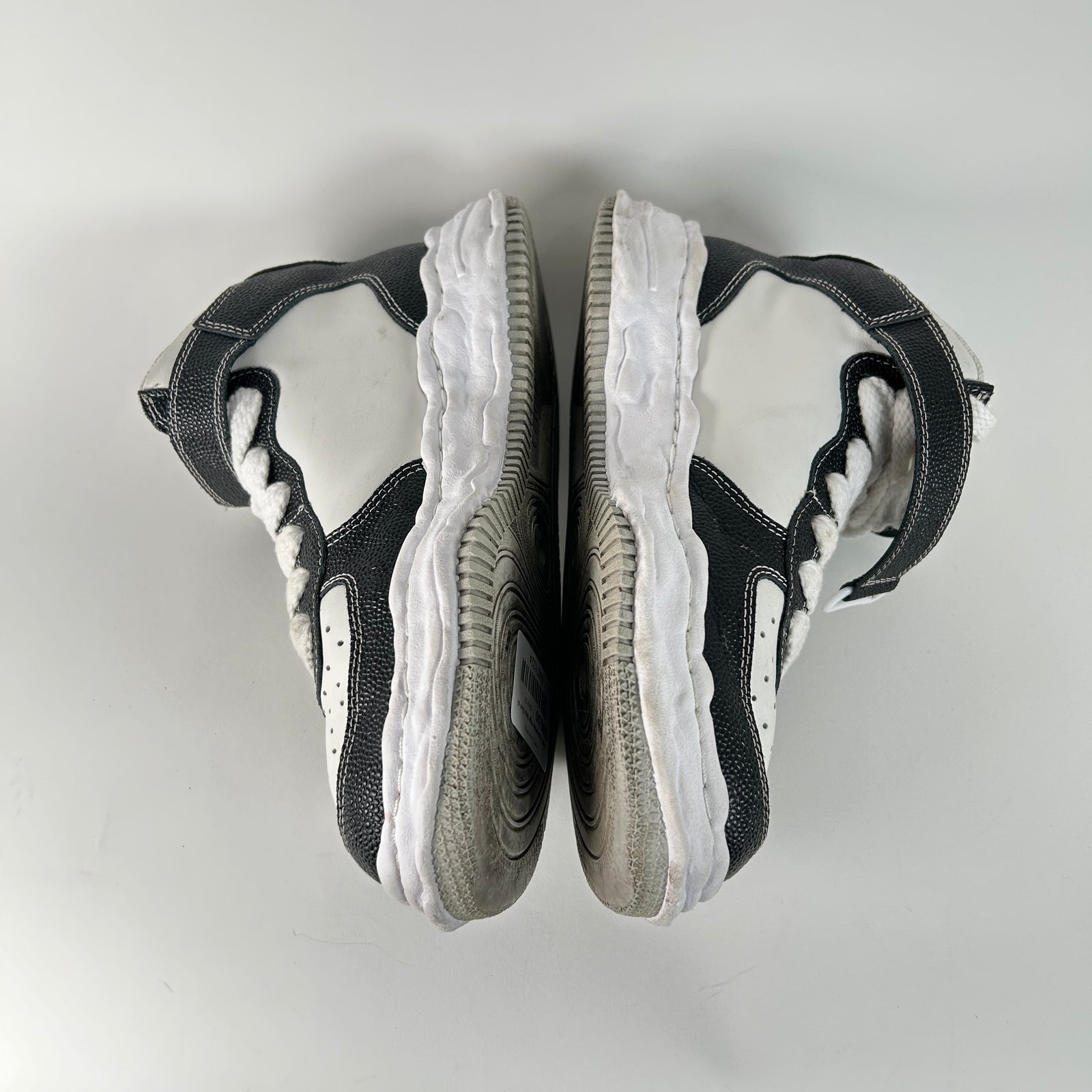 MMY Black/White High Tops Size 42