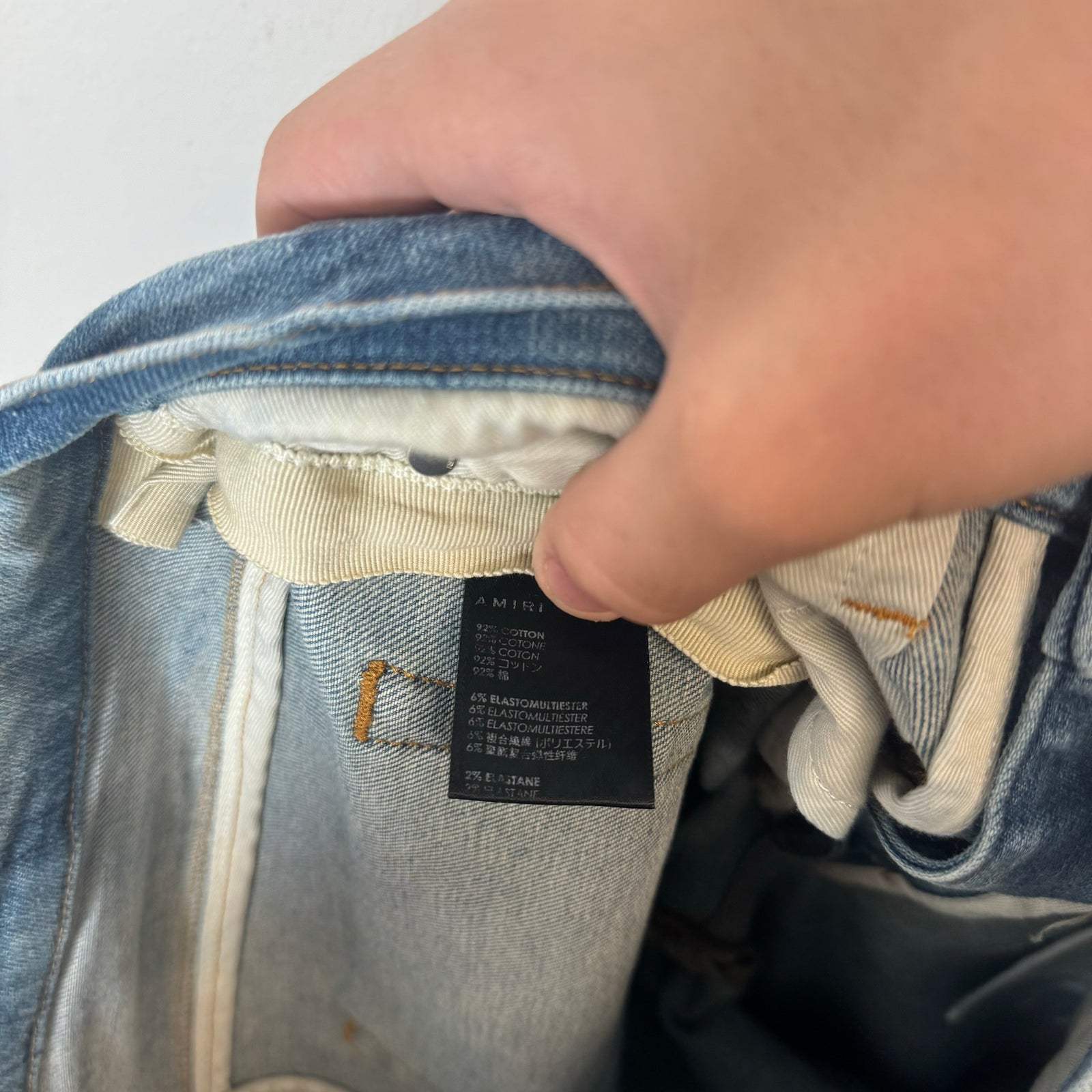 Amiri Lightwash MX1 Blue Jeans Size 32