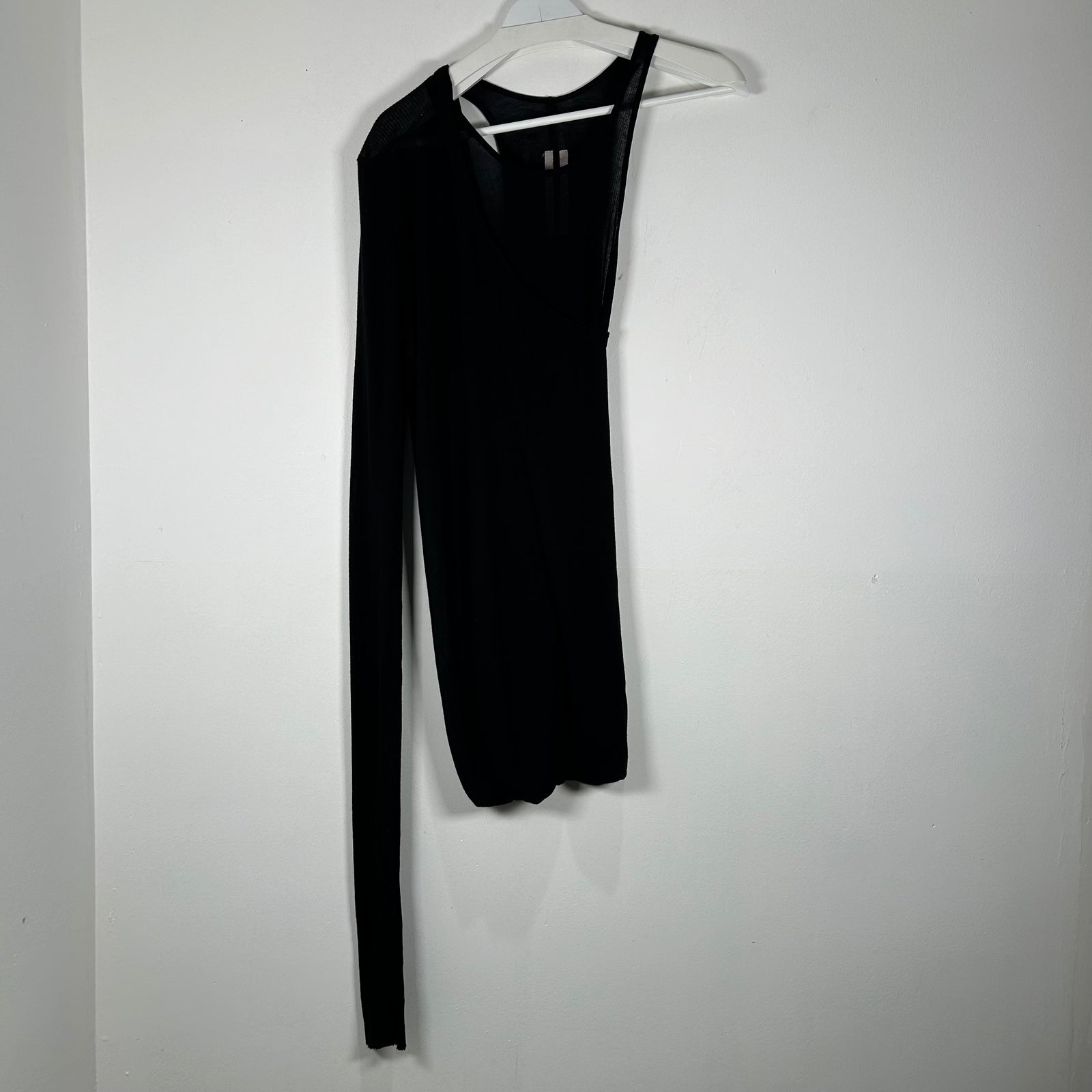 Rick Owens Luxor FW/23 Ziggy Black Tank Top Size S