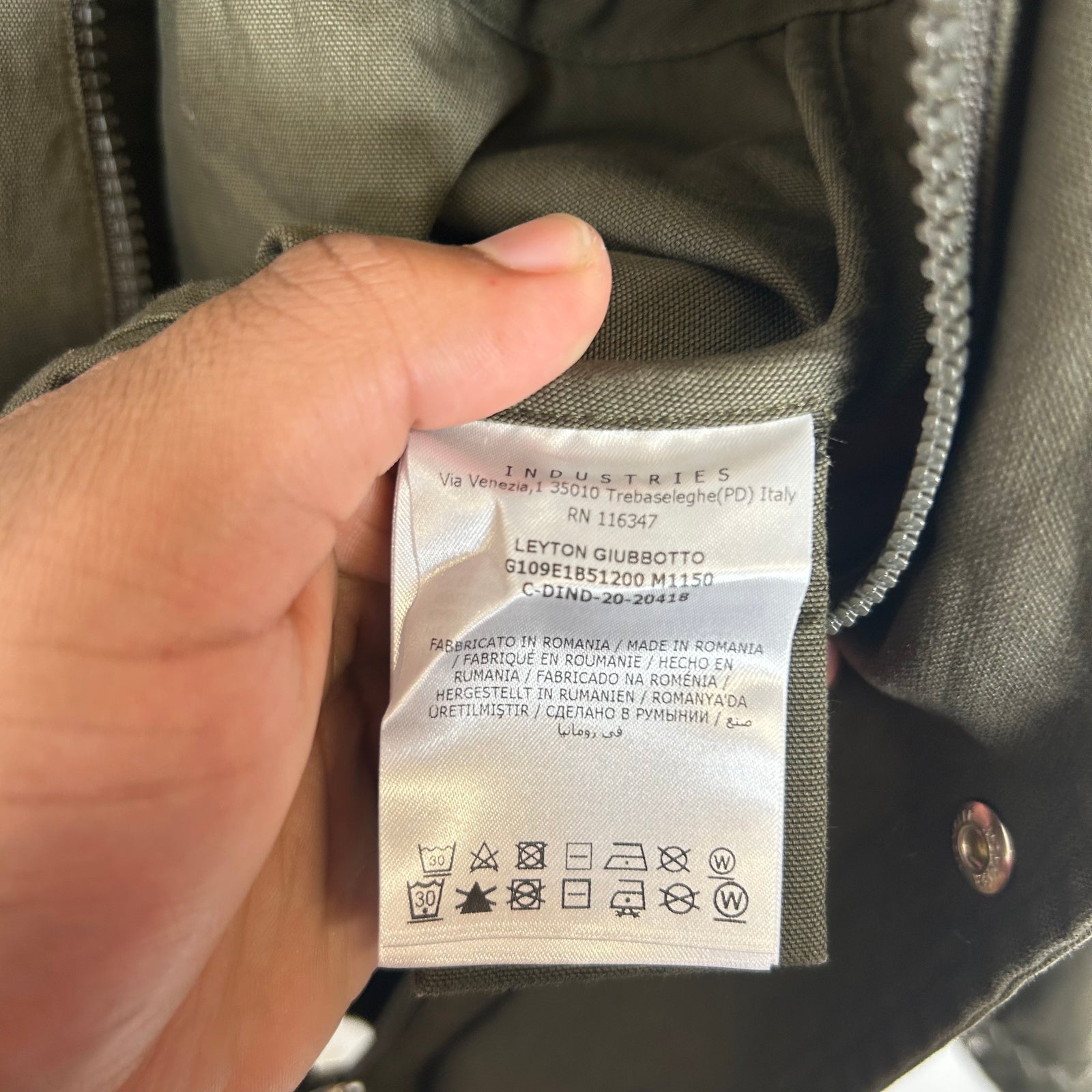 Moncler Genius x JW Anderson Olive Yacht Jacket Size 2