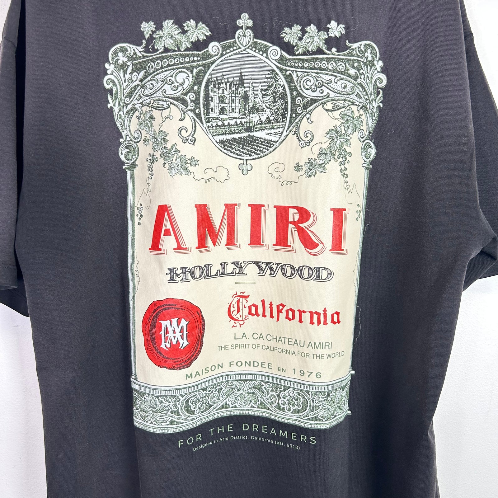Amiri Chateau Stamp Oversized T-Shirt