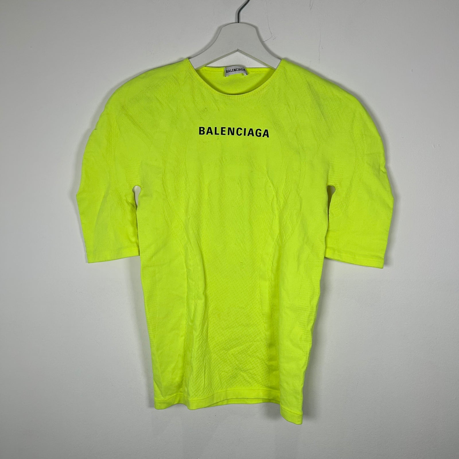 Balenciaga Neon Athletic Shirt Size S