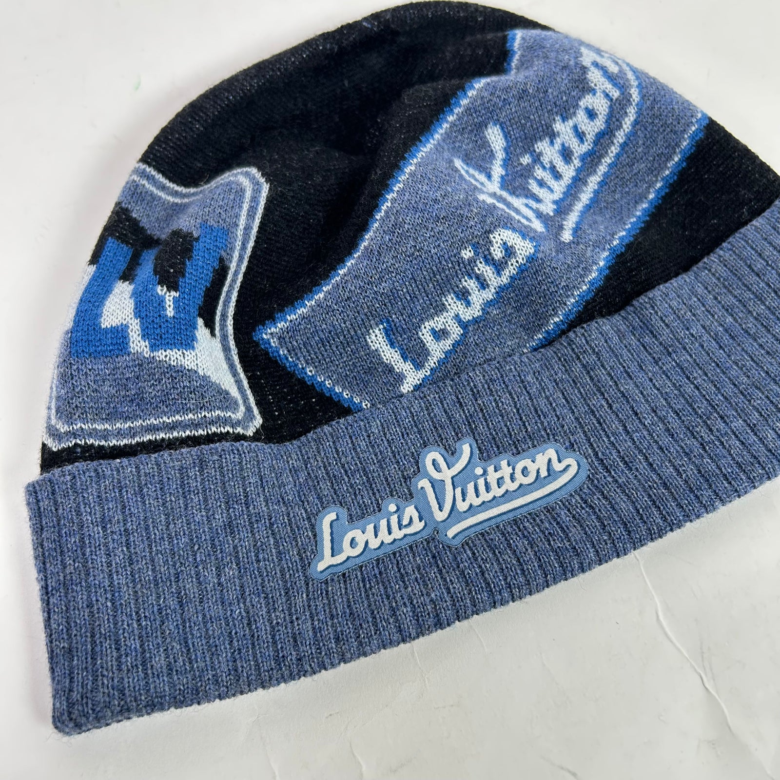Louis Vuitton Travel Stamp Wool Beanie