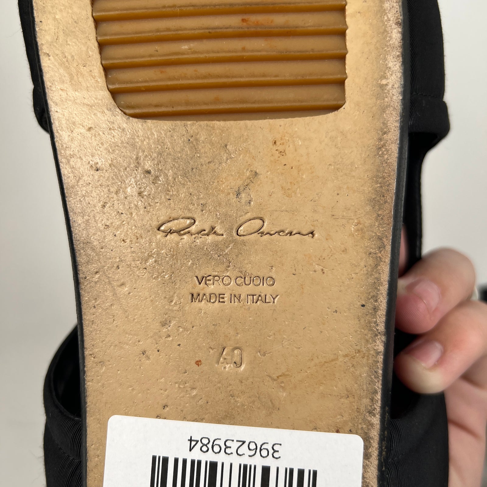 Rick Owens Vicious Granola Sandals Size 40