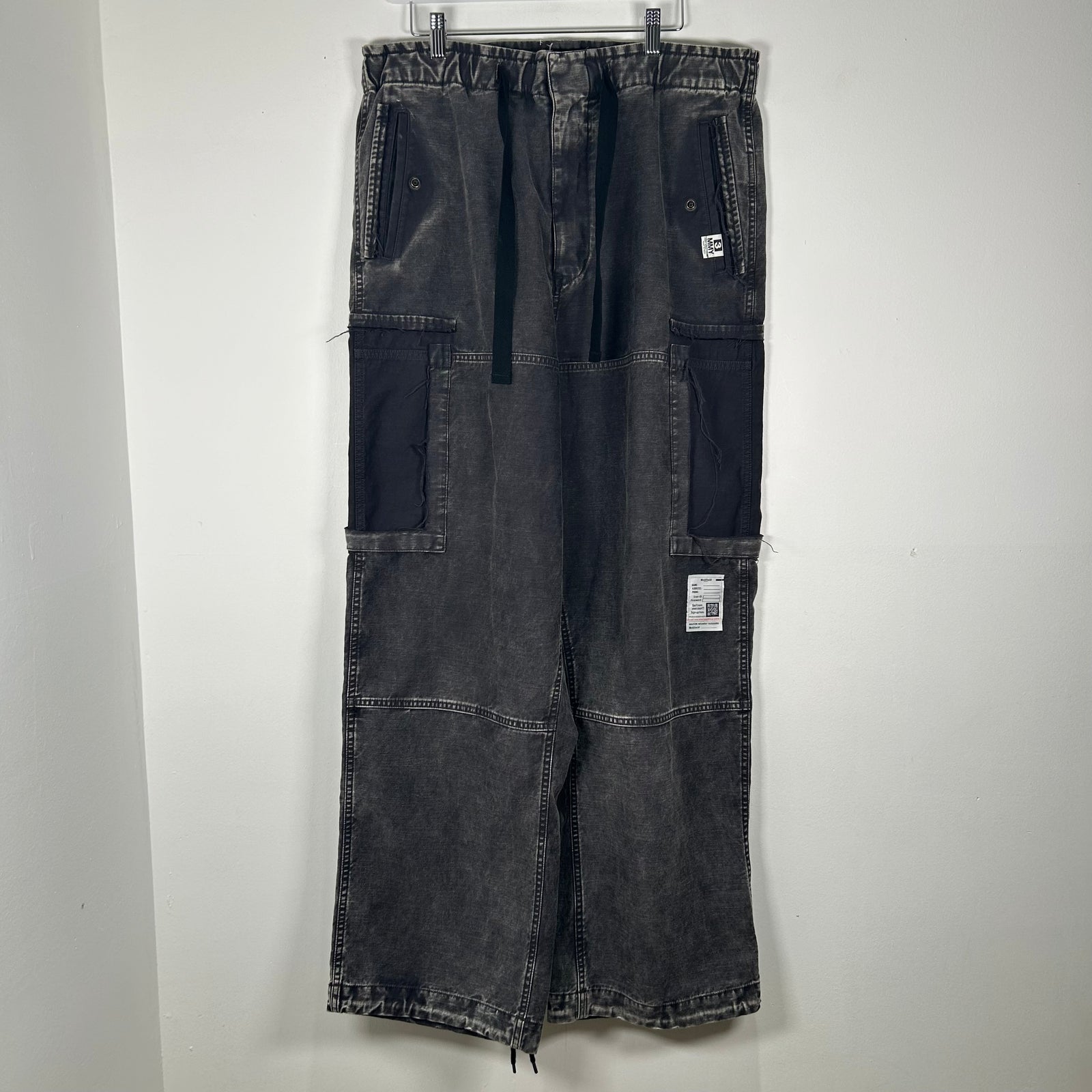 Maison Mihara Yasuhiro Stone Wash Cargo Pants Size 34