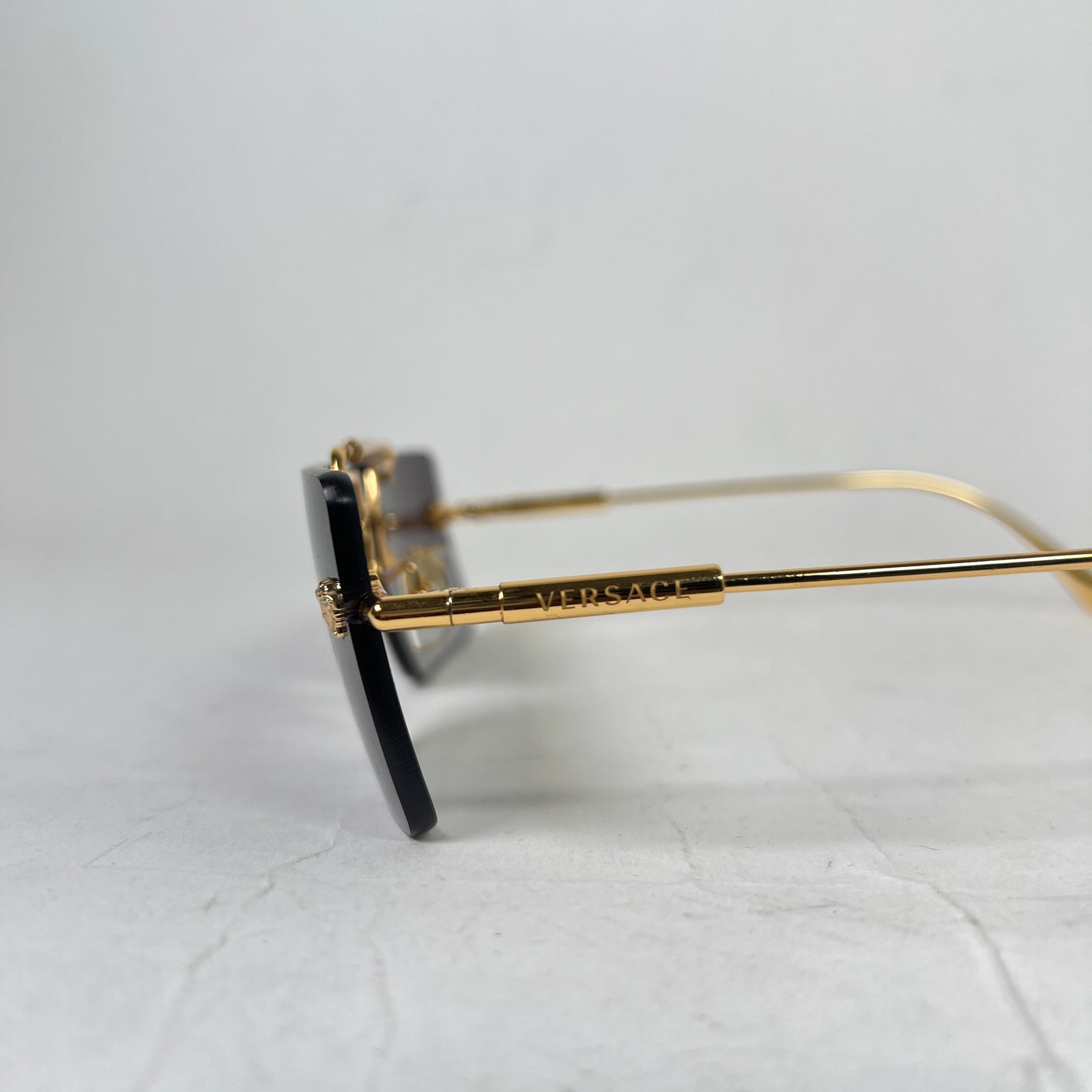 Versace Medusa Rimless Sunglasses