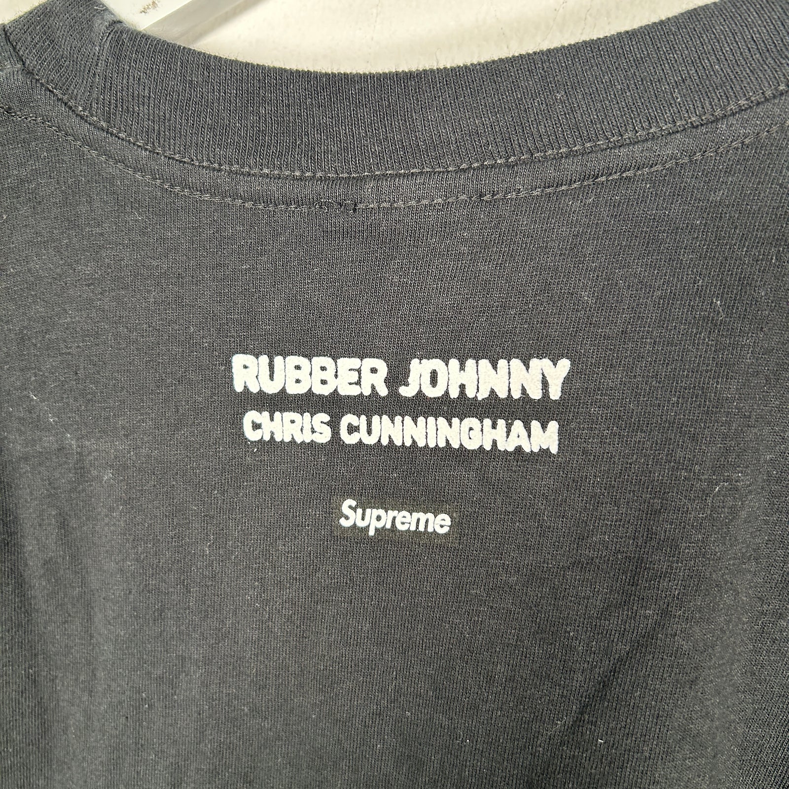 Supreme Black Chris Cunningham Rubber Johnny Tee Size M
